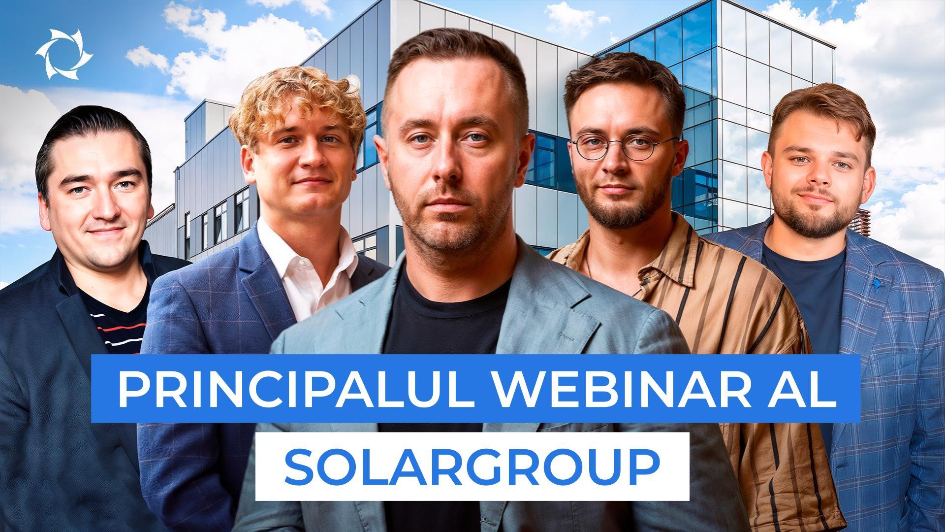 Știrile SOLARGROUP: rezultate, strategie, trecerea la o nouă etapă | Transmisiune în direct