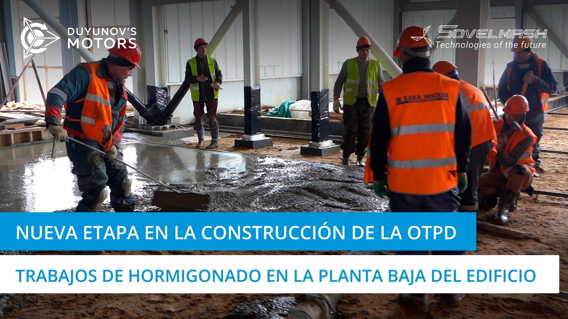 Comenzó una nueva etapa en la construcción de la OTPD: trabajos de hormigonado en la planta baja del edificio
