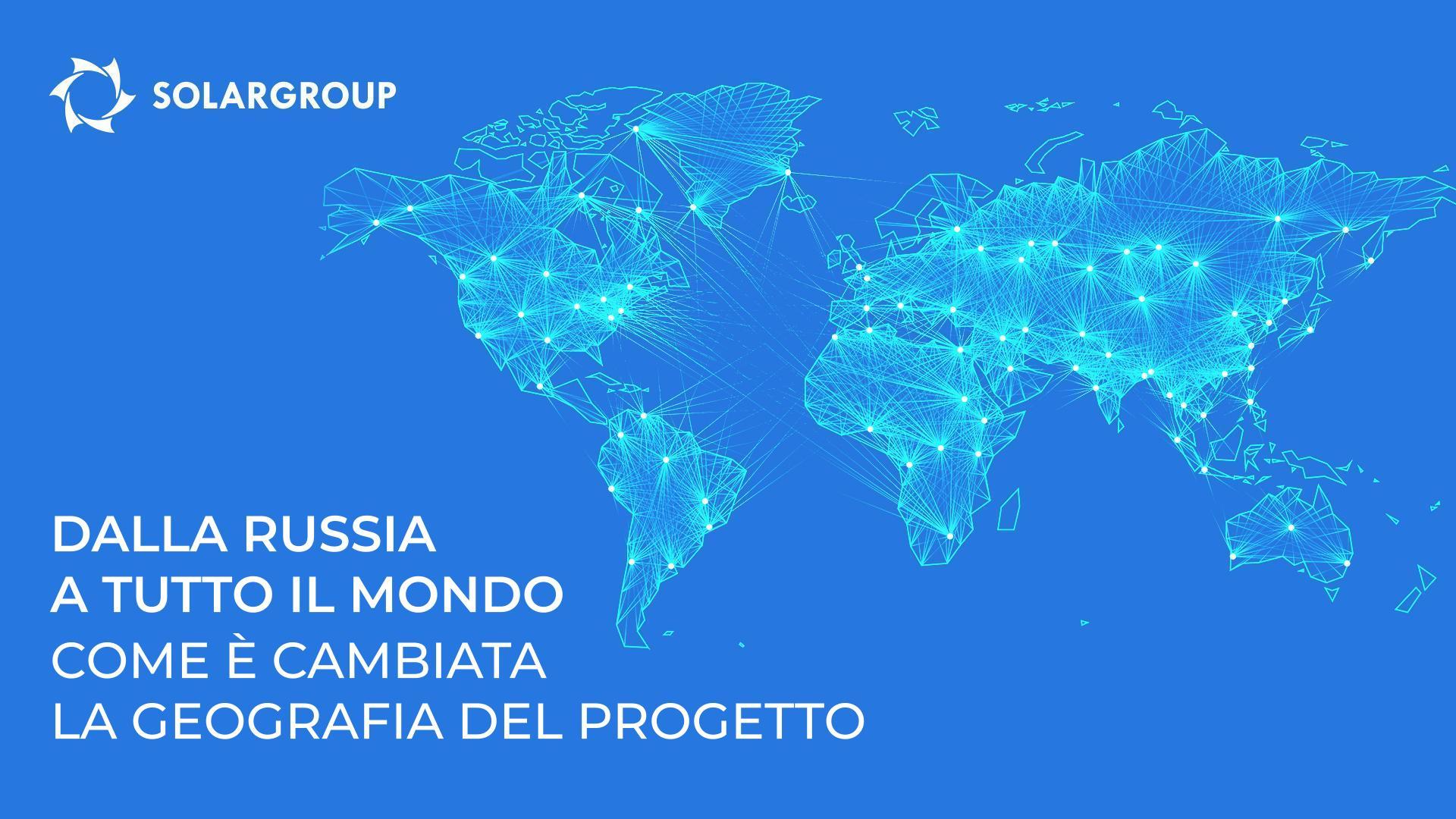Dalla Russia a tutto il mondo: come cambia la geografia del progetto