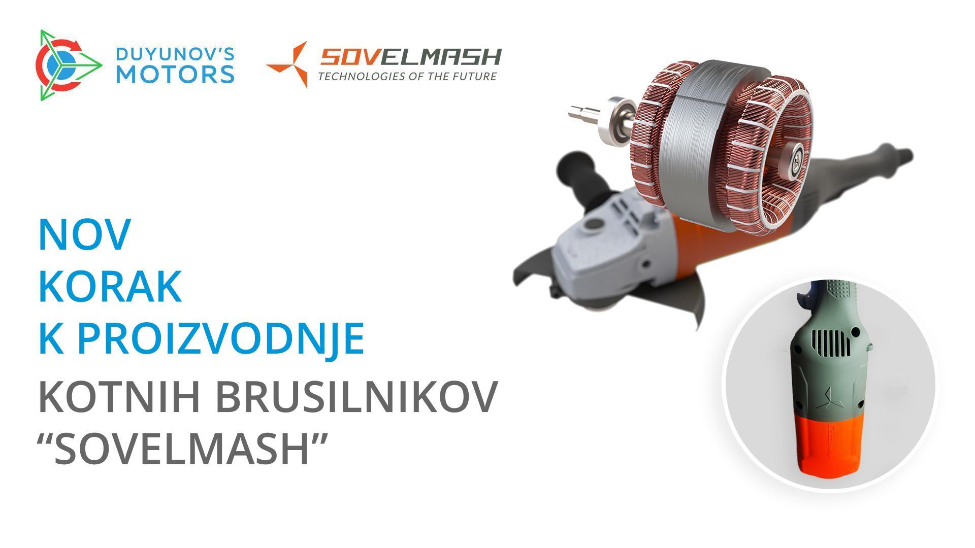 Nov korak k proizvodnji kotnih brusilnikov "Sovelmash"