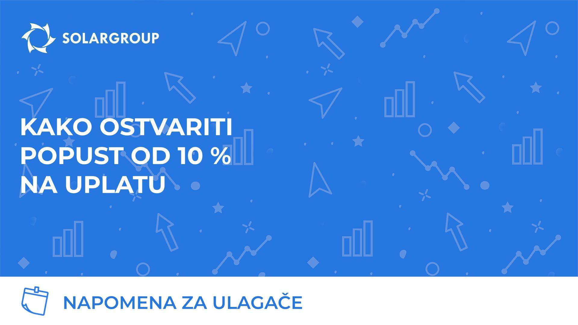 10 % popusta za prijevremenu otplatu