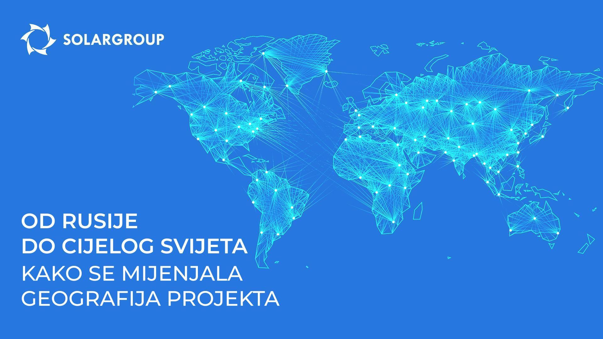Od Rusije do cijelog svijeta: kako se mijenjala geografija projekta