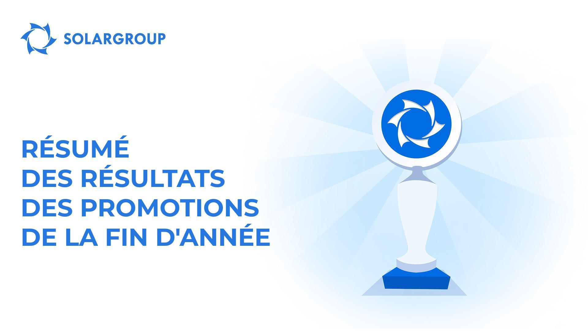 Résumé des résultats des promotions "Requin d'affaires" et "Course des partenaires" pour la fin d'année !