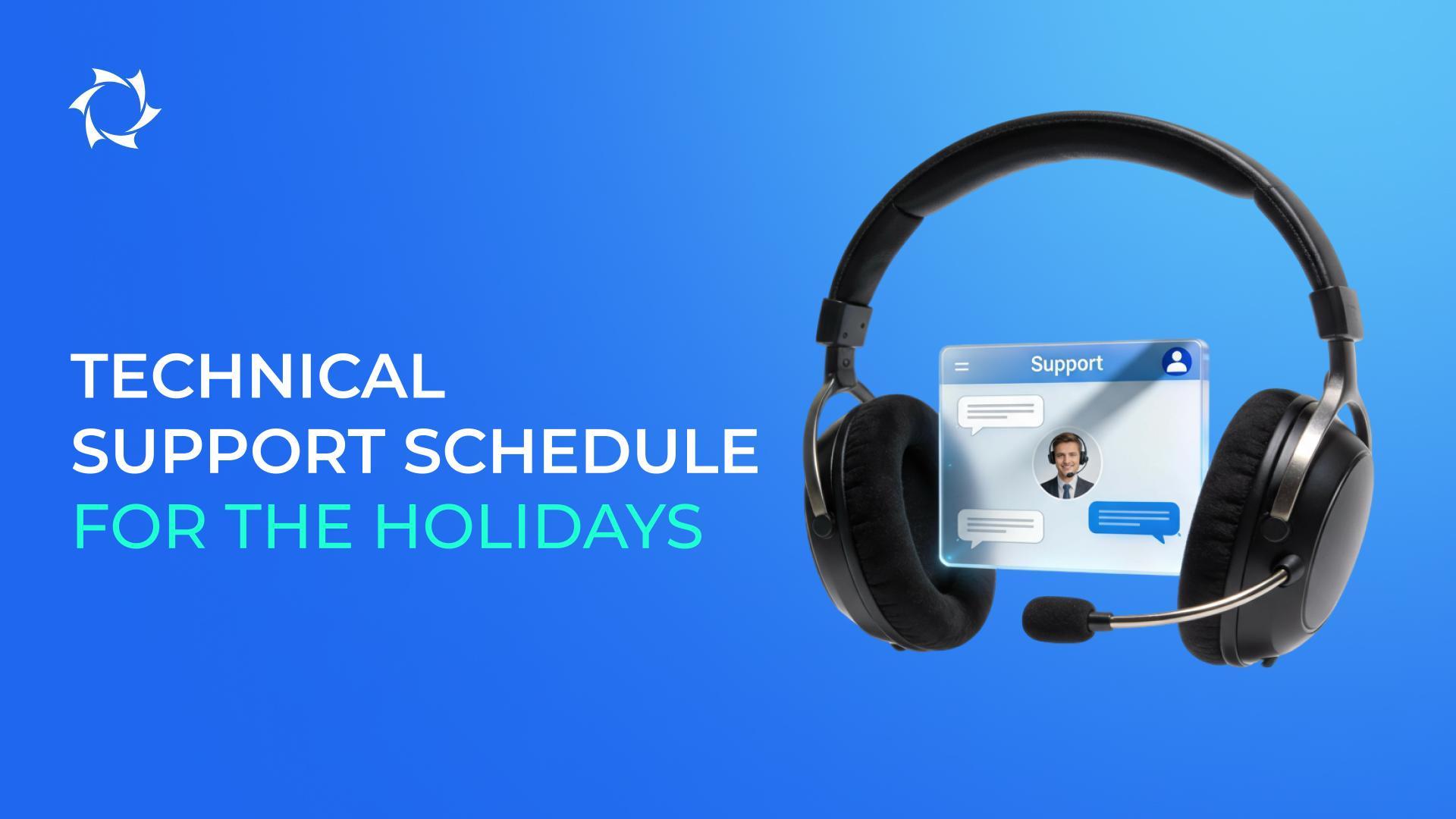 How SOLARGROUP technical support will operate during the New Year holidays