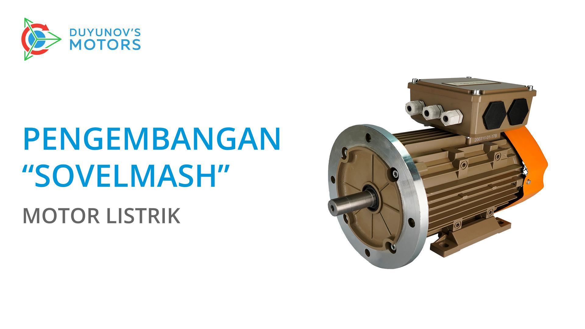 Pengembangan "Sovelmash": motor listrik berbasis "Slavyanka"