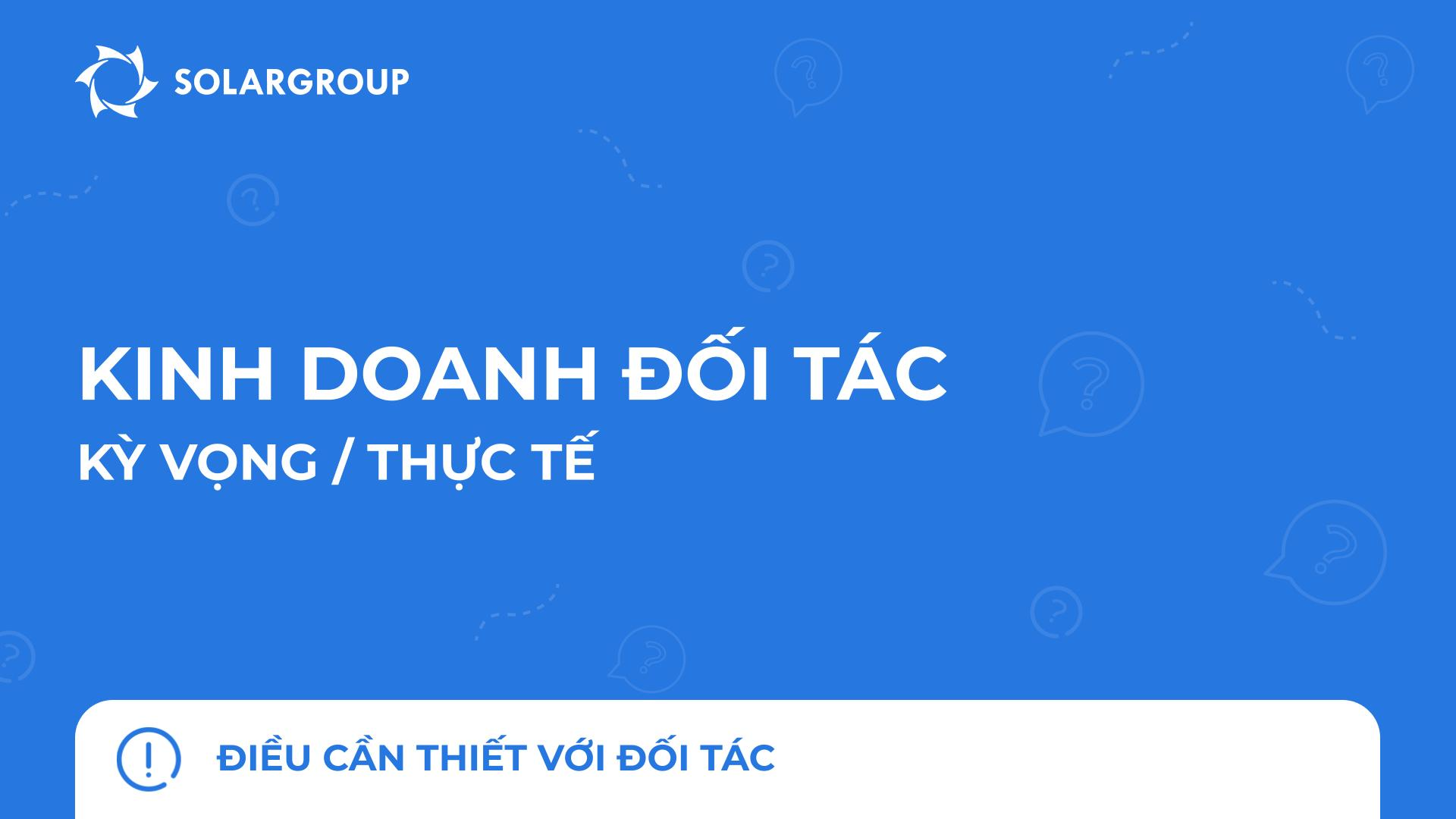 Bạn đã gặp phải khuôn mẫu nào về chương trình đối tác? | Điều cần thiết với đối tác