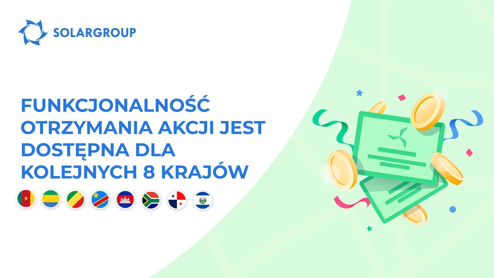 Otwieramy funkcjonalność w następujących krajach: Kamerun, Gabon, Republika Konga, Demokratyczna Republika Konga, Kambodża, Republika Południowej Afryki, Panama, Salwador