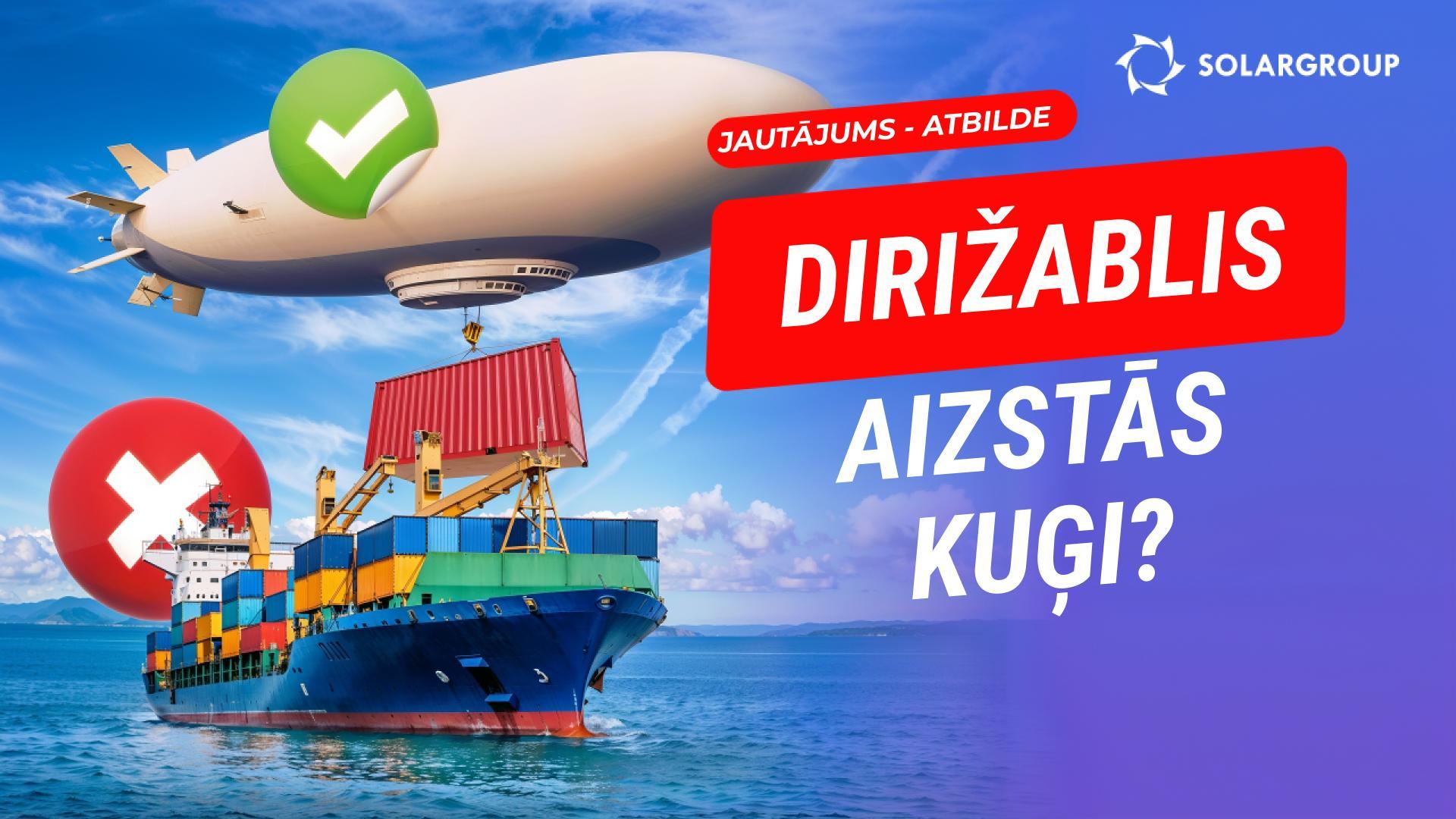 Vai dirižabļi aizstās kuģus un vilcienus? Vai bizness atrisinās savas problēmas ar dirižabļu palīdzību?