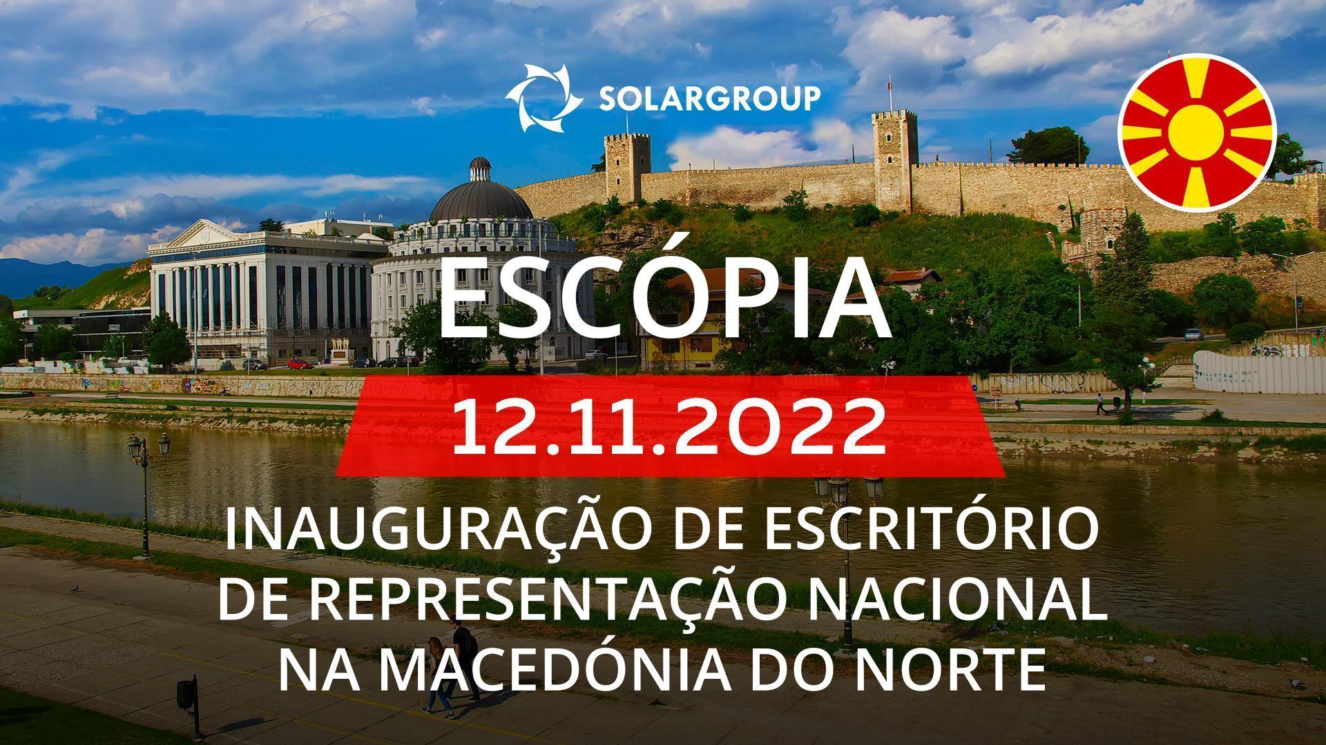 SOLARGROUP opens a national representative office in North Macedonia