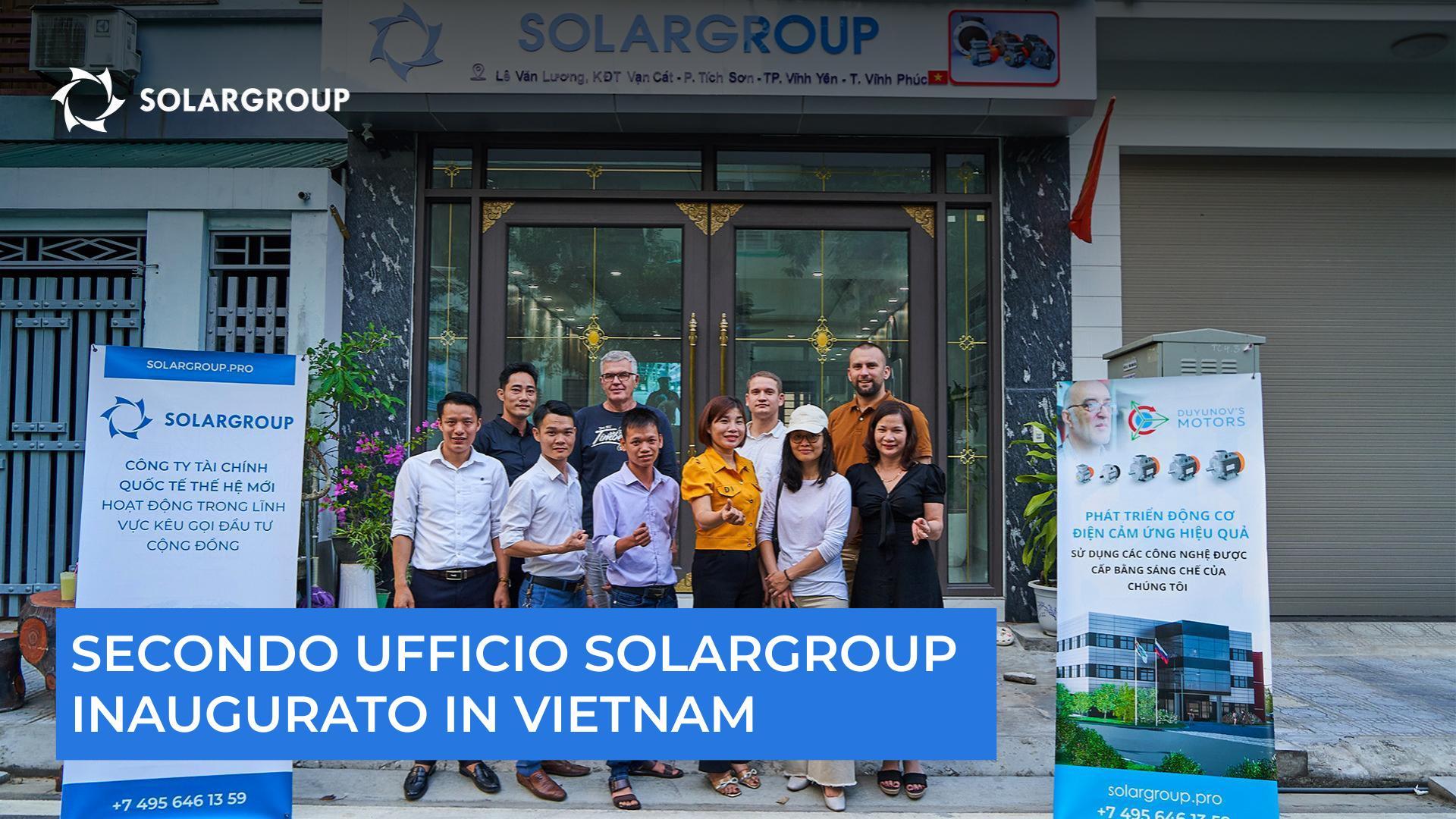 Inaugurato il secondo ufficio SOLARGROUP in Vietnam