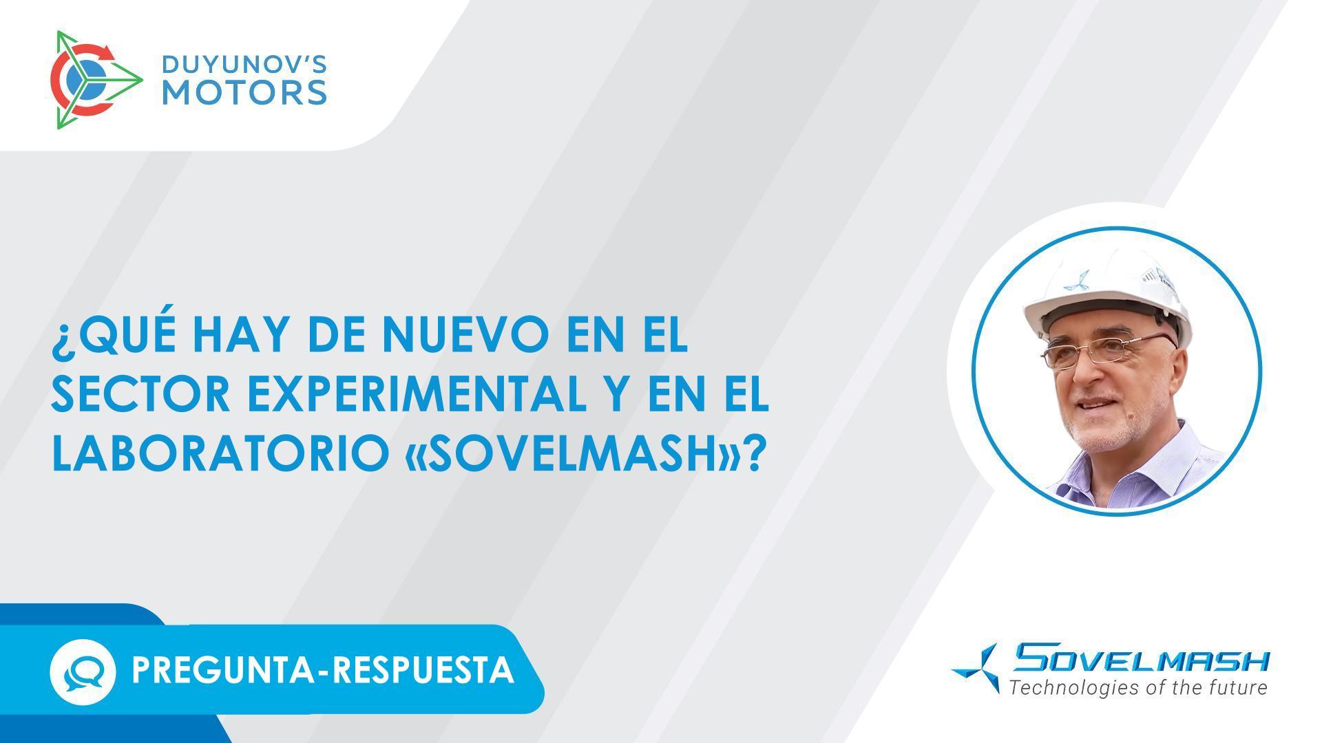 Trabajos en la rueda-motor y la amoladora angular: ¿qué hay de nuevo en el sector experimental y en el laboratorio de "Sovelmash"?