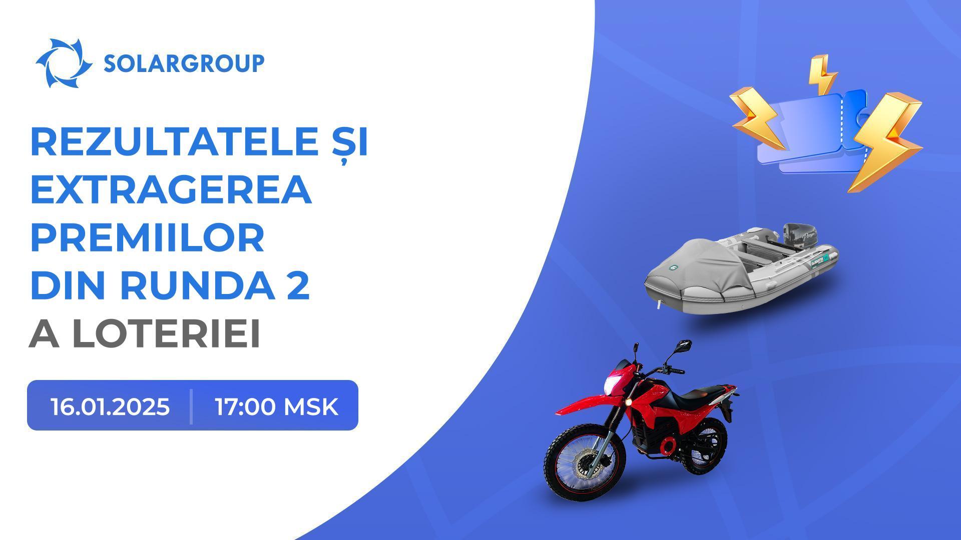 Câștigați o ambarcațiune electrică sau o motocicletă!
