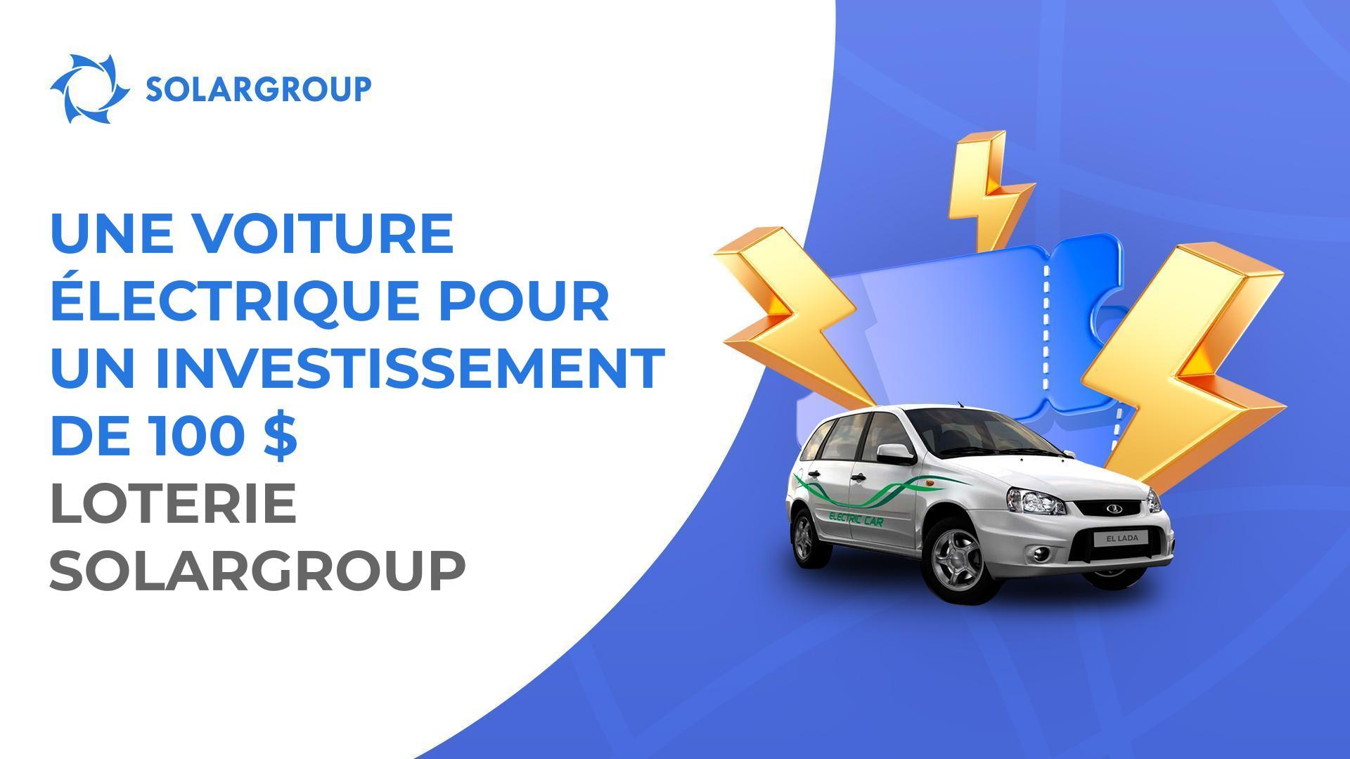 Comment puis-je gagner une voiture électrique à la loterie SOLARGROUP ?