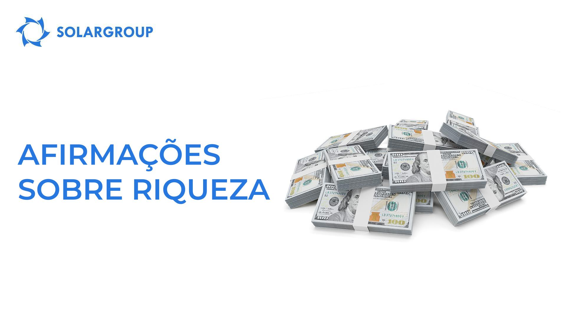 Afirmações de riqueza