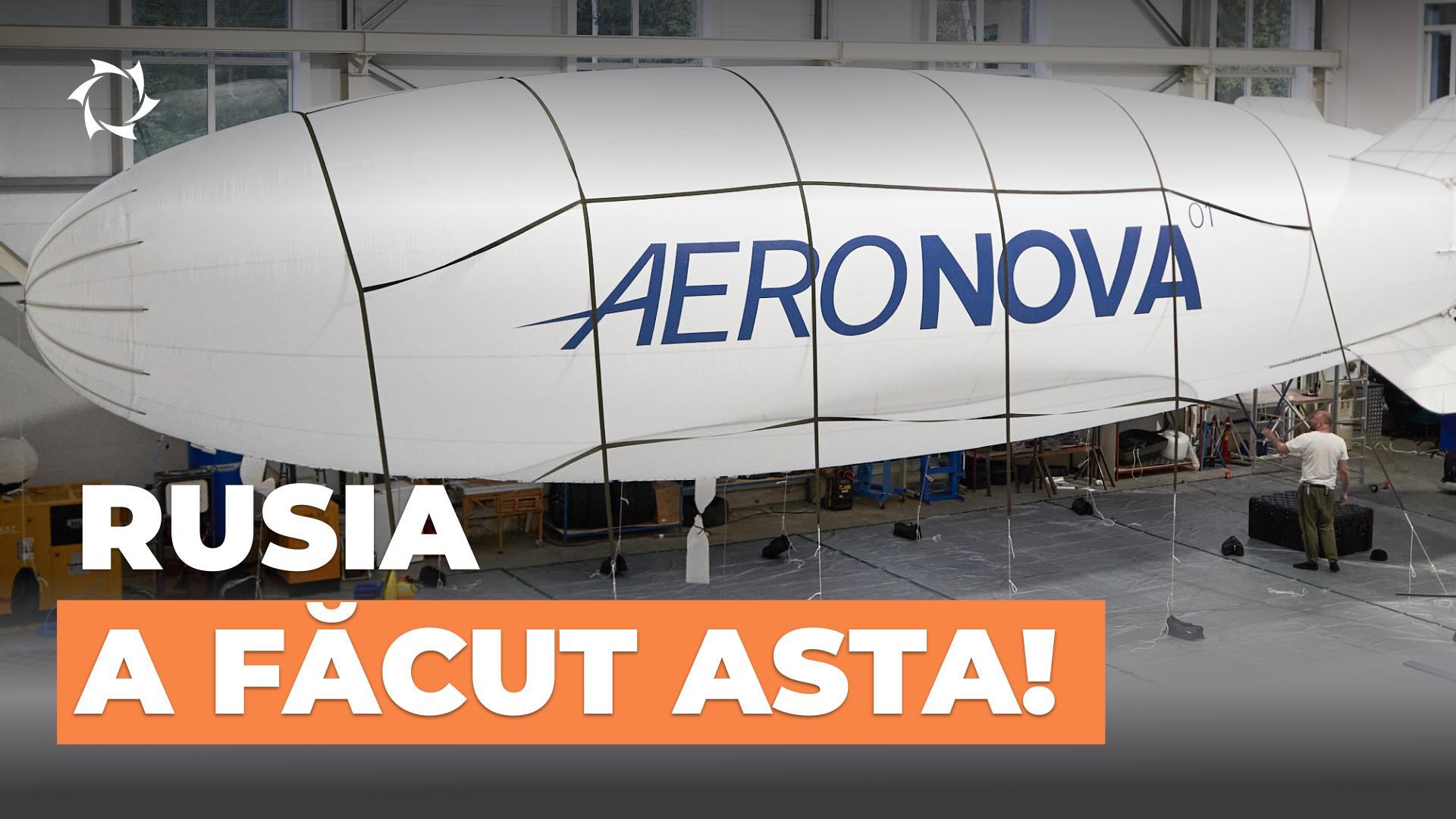 Primul dirijabil fără pilot din Rusia NOVA-01!