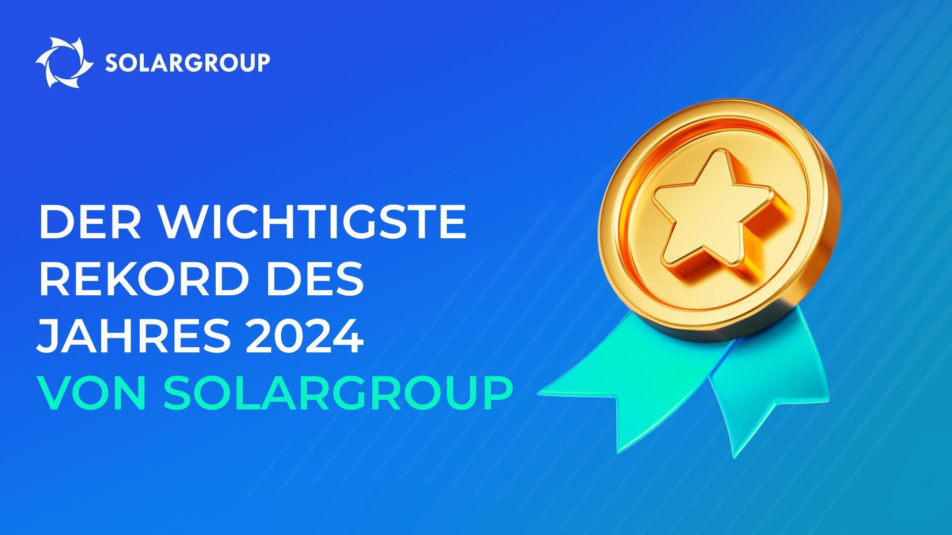 Wie viele Geldmittel hat SOLARGROUP im Jahr 2024 an "Sowelmasch" überwiesen?