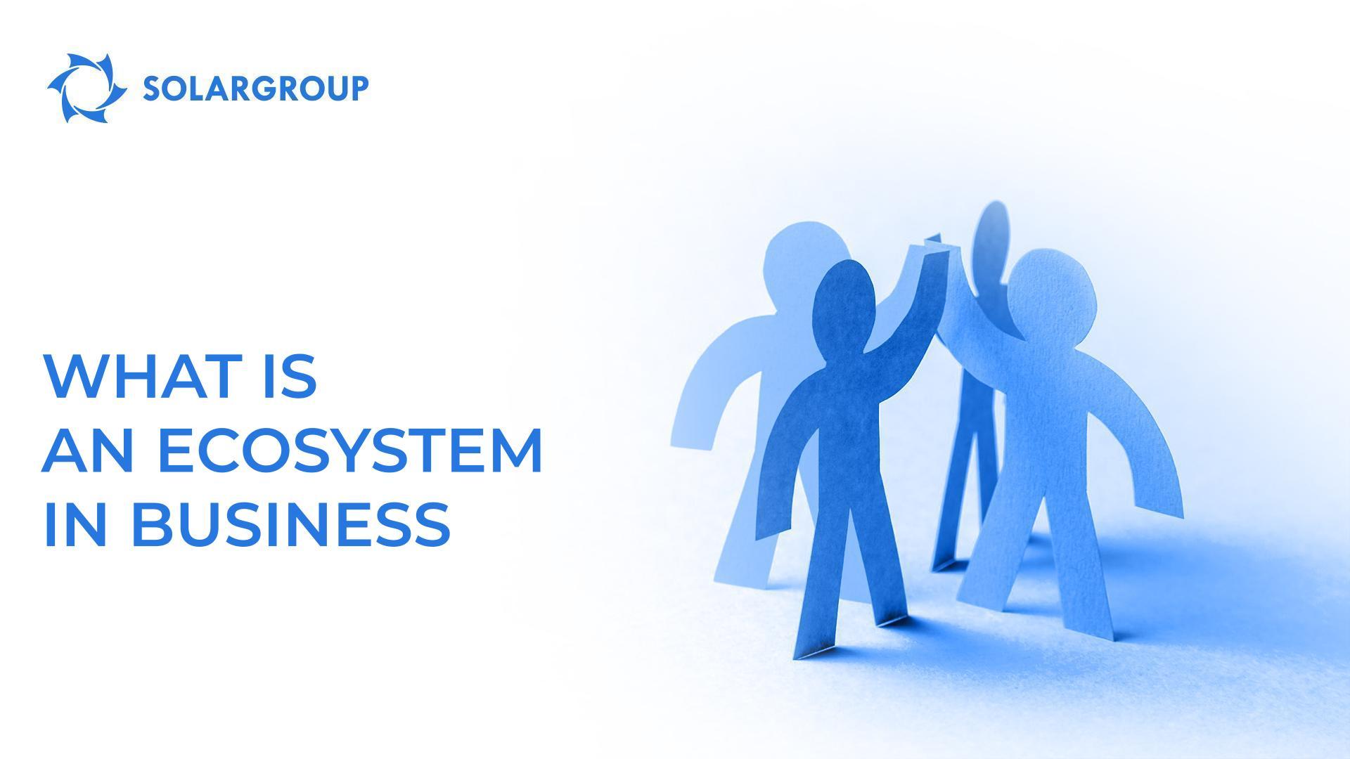 What is an ecosystem in business