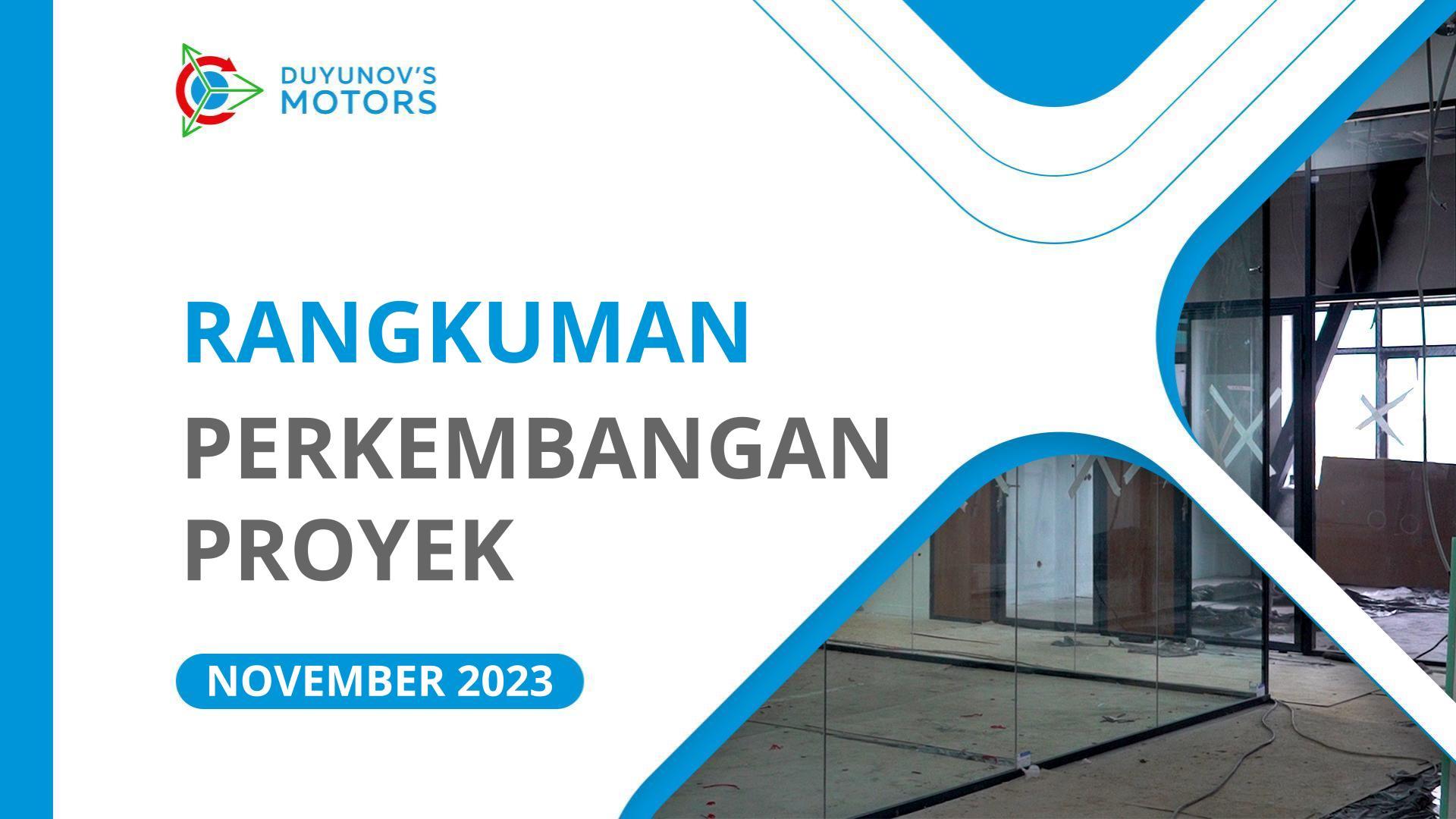 Peristiwa-peristiwa penting dalam proyek di bulan November