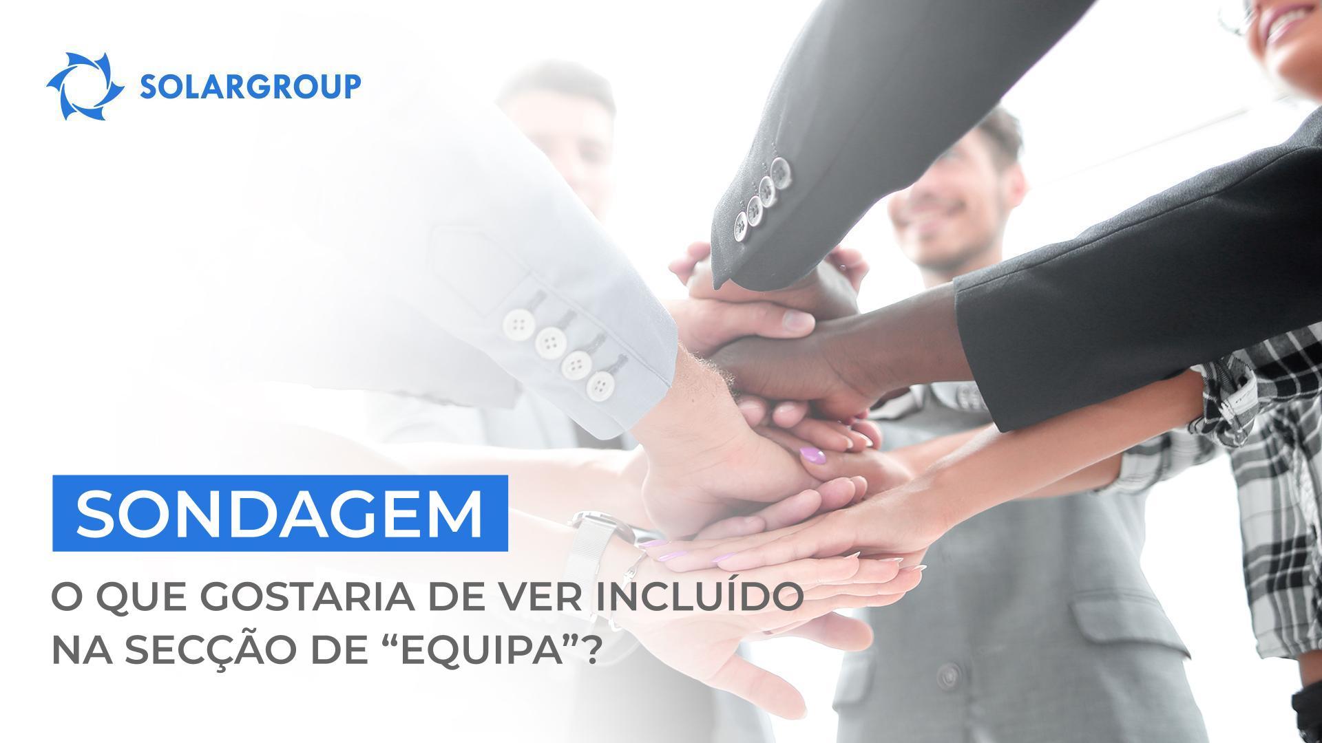 O que gostaria de ver incluído na secção "Equipa"? | Sondagem