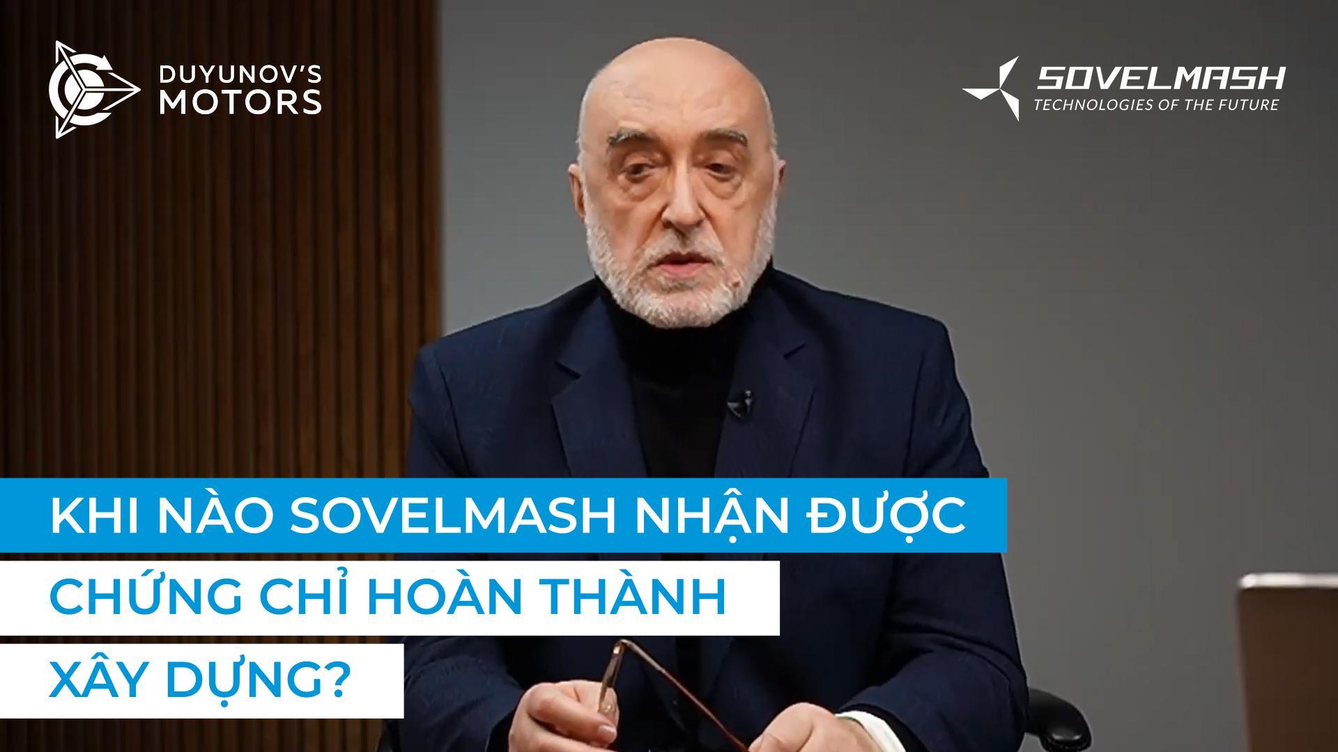 Dmitriy Duyunov giải thích những việc cần làm để có được chứng chỉ hoàn thành xây dựng