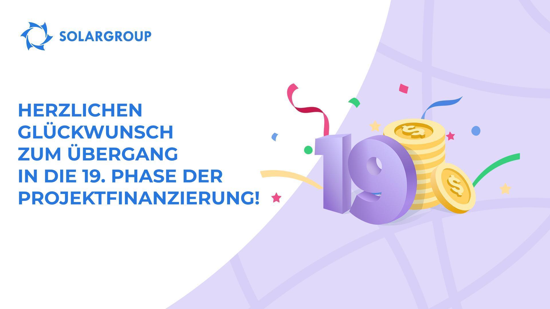 Am 30. Dezember startete die 19. Finanzierungsphase im Projekt "Duyunov-Motoren"