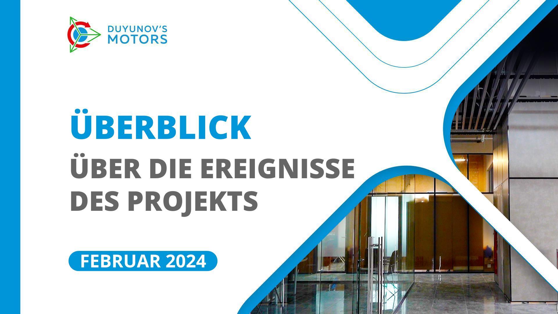 Die wichtigsten Ereignisse im Rahmen des Projekts im Februar