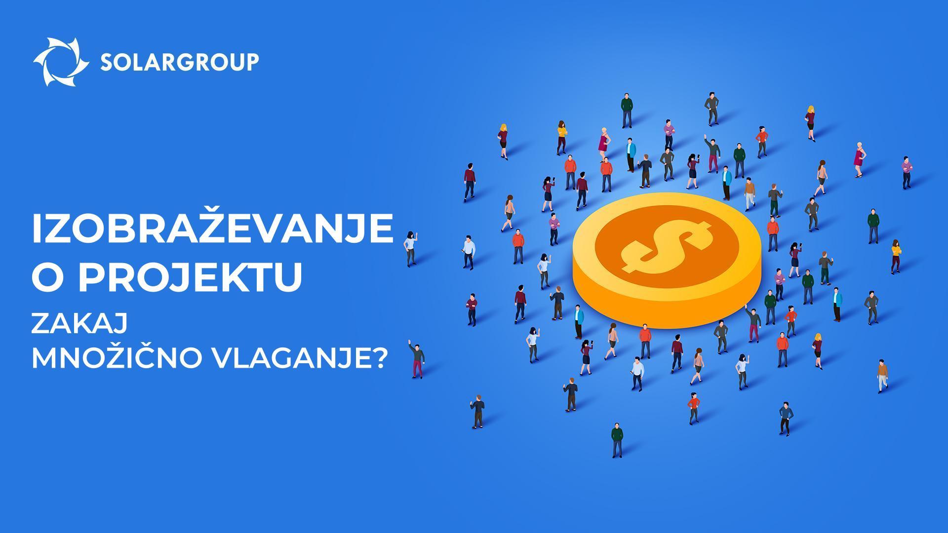 Izobraževanje o projektu: zakaj je bilo za financiranje izbrano množično vlaganje?