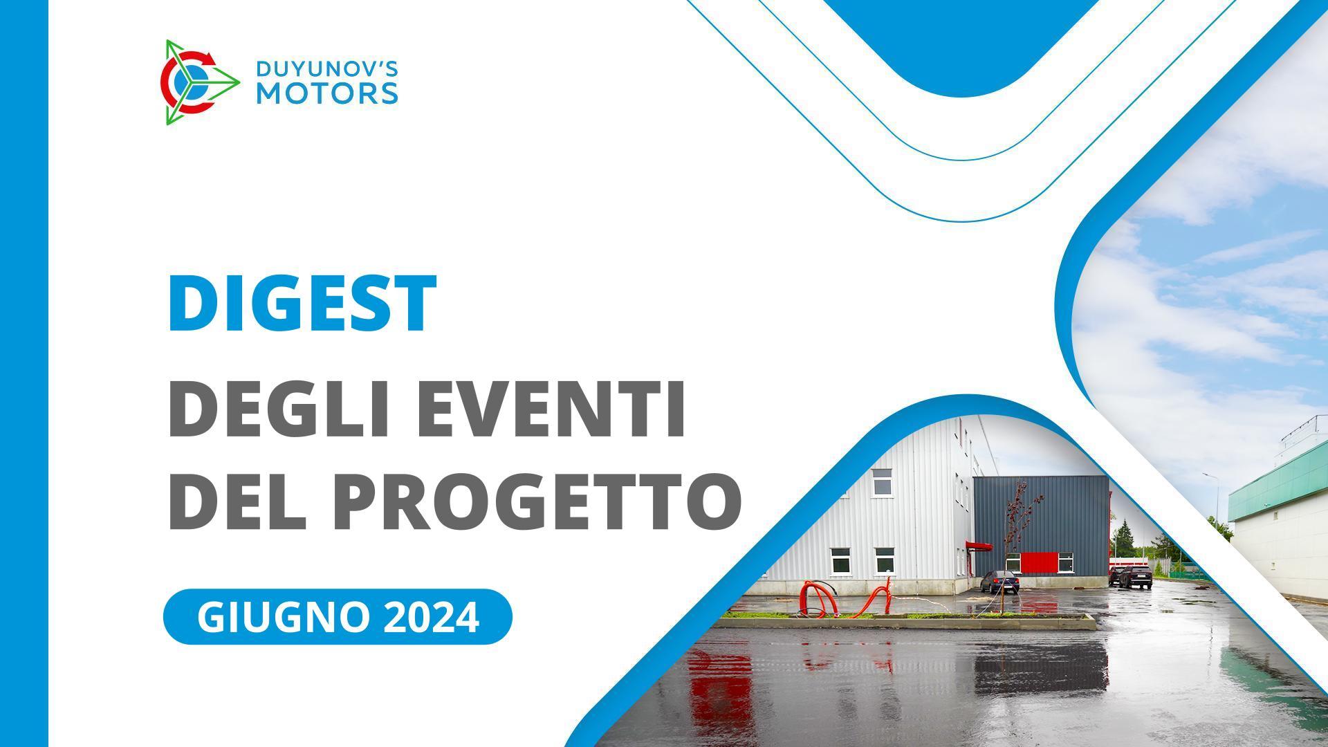 Eventi chiave del progetto a giugno