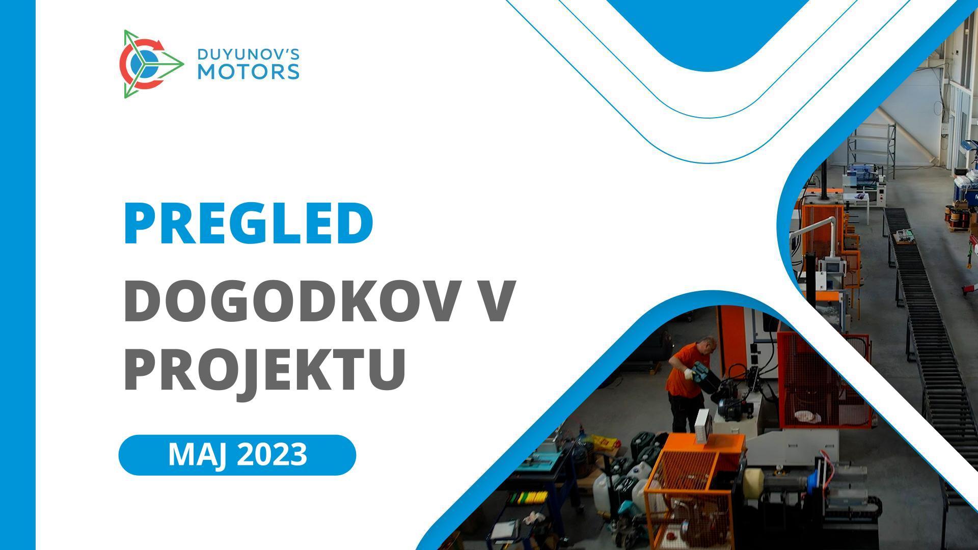 Ključni dogodki projekta v maju
