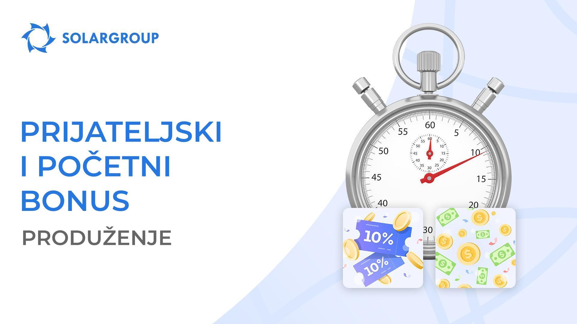 Za početak i za prijateljstvo: produžujemo popularne bonuse srpnja