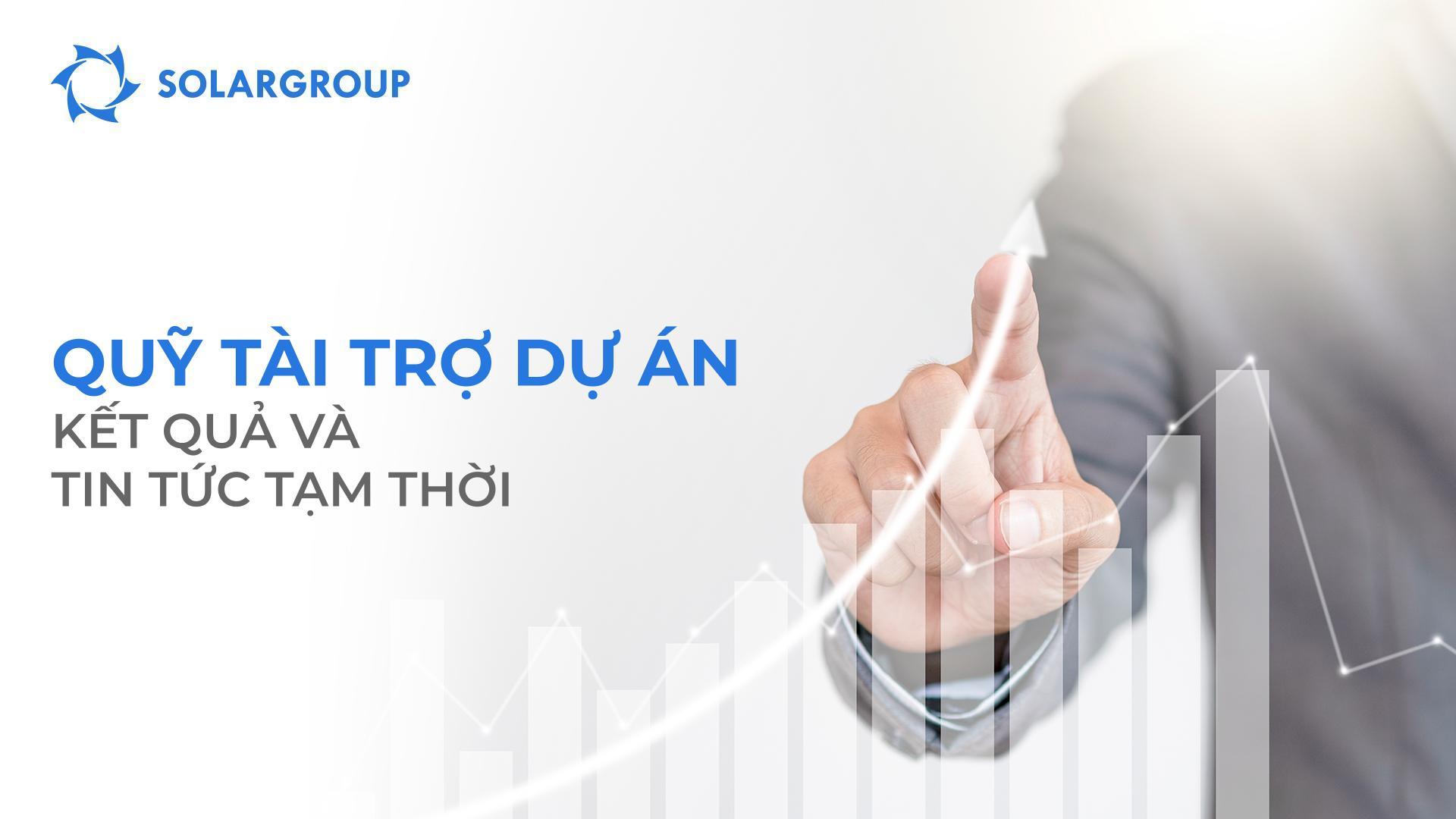 Tài trợ dự án: kết quả và tin tức tạm thờI