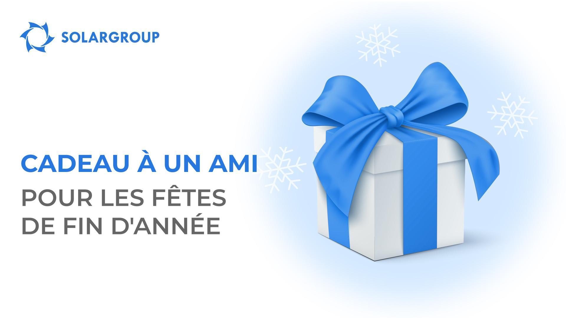 Cadeau à un ami pour les fêtes de fin d'année