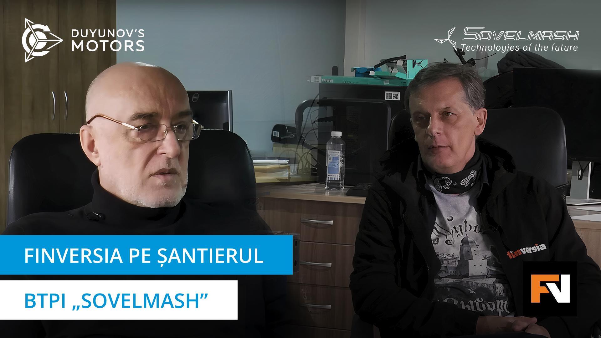 Yan Art, redactorul șef al canalului de YouTube Finversia, în vizită la „Sovelmash”