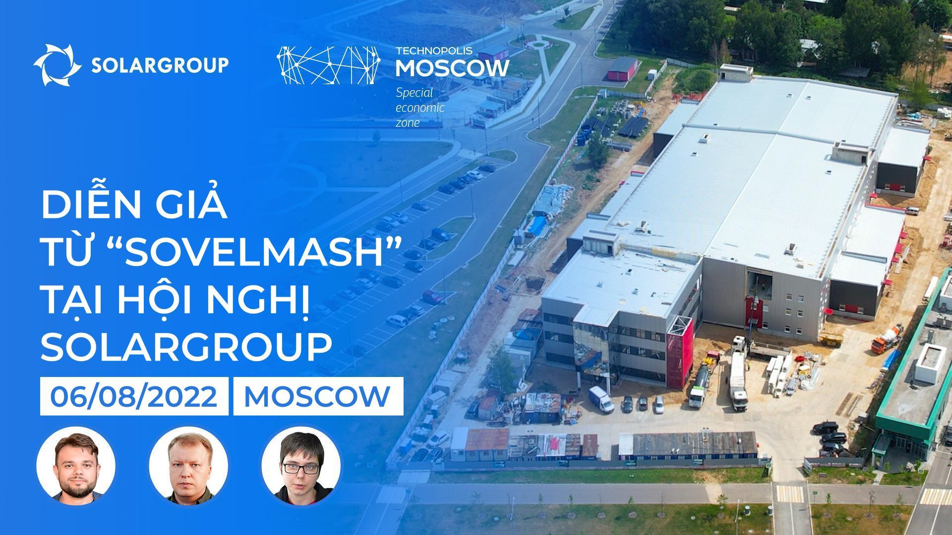 Diễn giả từ "Sovelmash" tại hội nghị SOLARGROUP