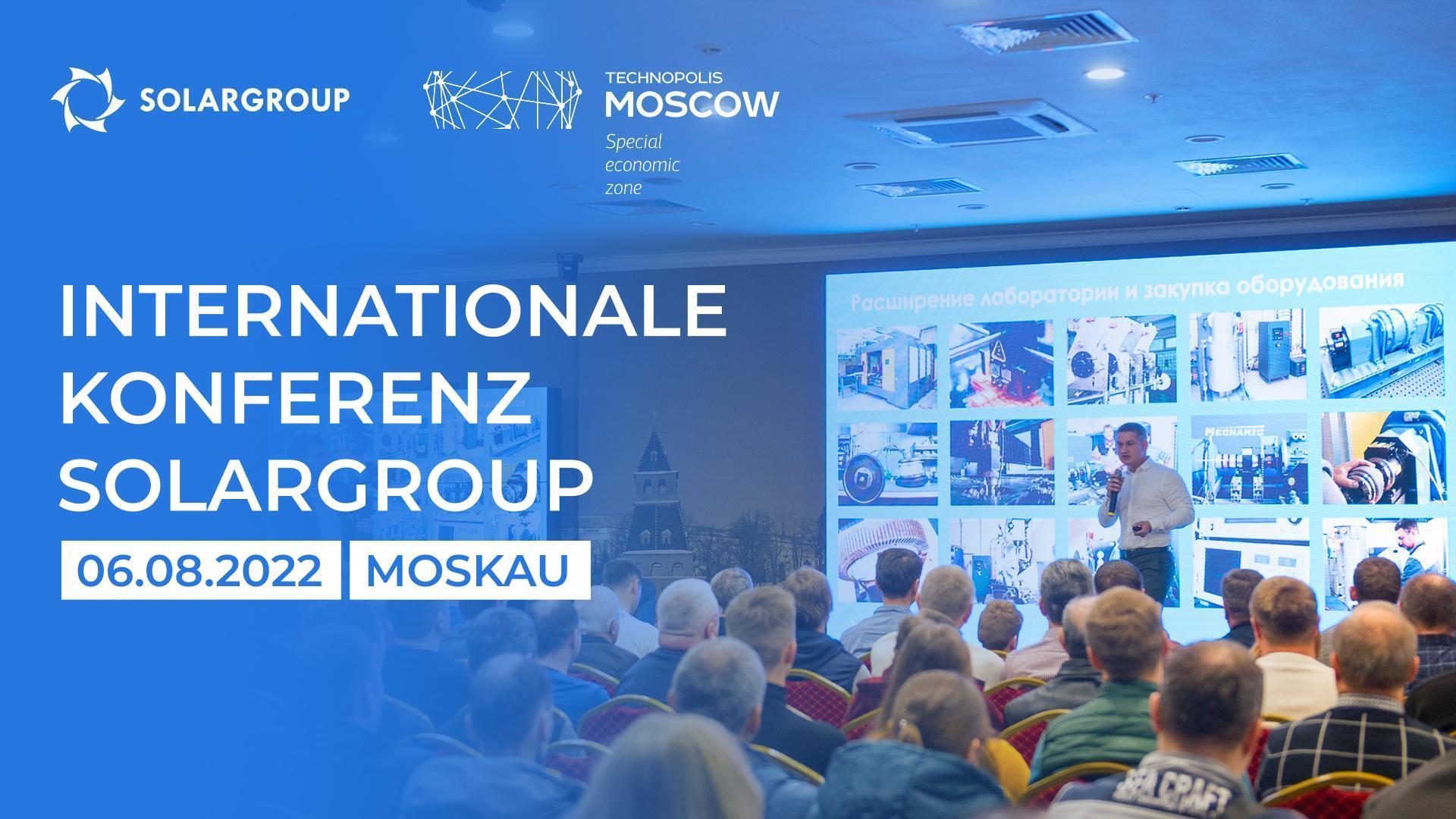 Nur die ersten 350 Personen können teilnehmen: Registrierung zur Internationalen Konferenz SOLARGROUP 2022 ist geöffnet
