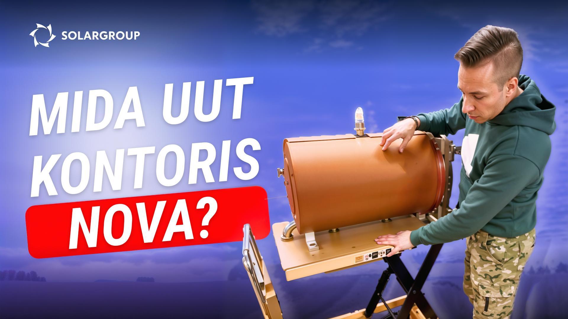 Uus seade!? Mis on vahepeal toimunud Nova kontoris pärast õhulaevade teemalisi veebiseminare?