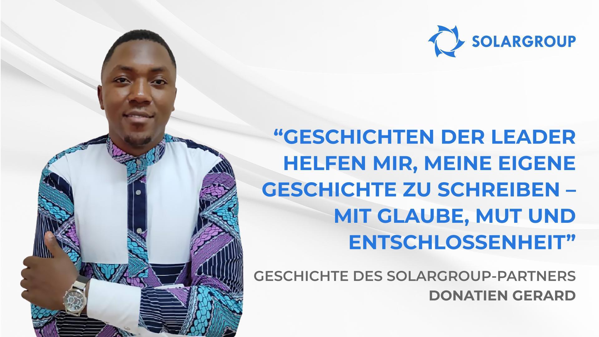 Zufriedenheit und Freude an der Arbeit | Geschichte des Partners Donatien Gerard