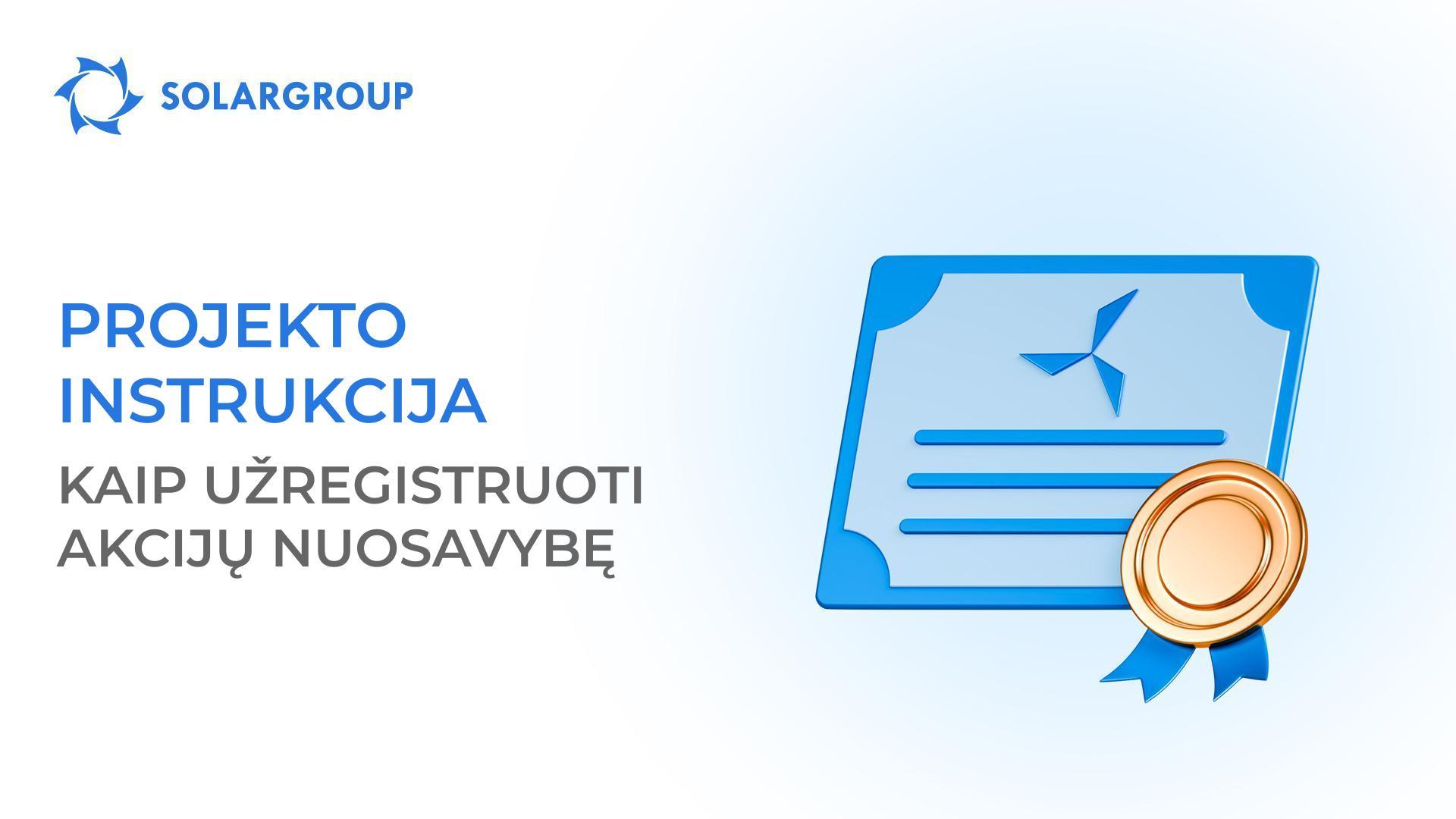 Akcijų registravimas jūsų vardu: teisininkų instrukcijos