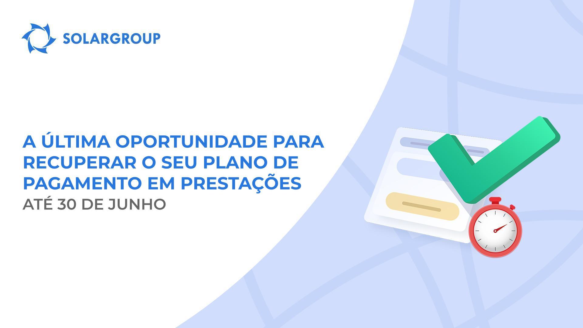 Revogação da oportunidade de recuperar os planos de pagamento em prestações cancelados em 2019