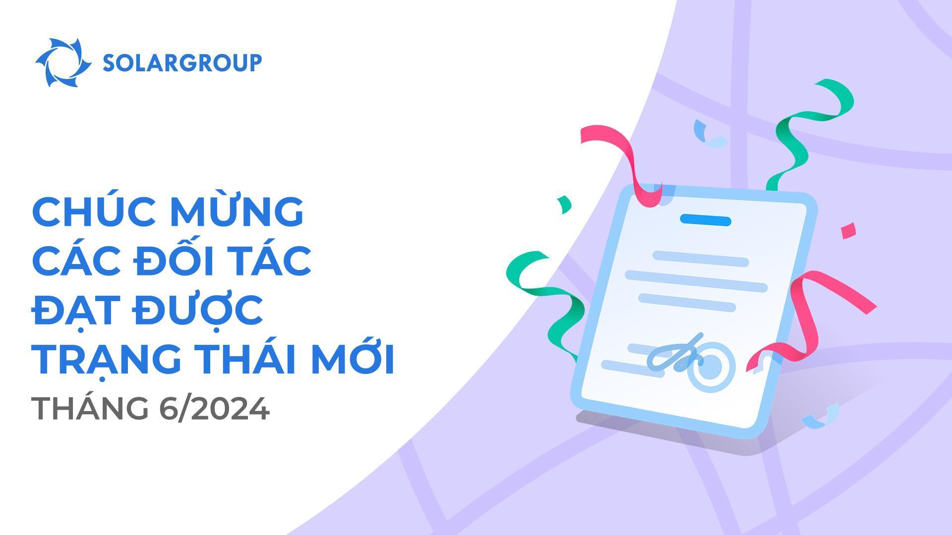 Chúng tôi xin chúc mừng các đối tác đạt được trạng thái mới!