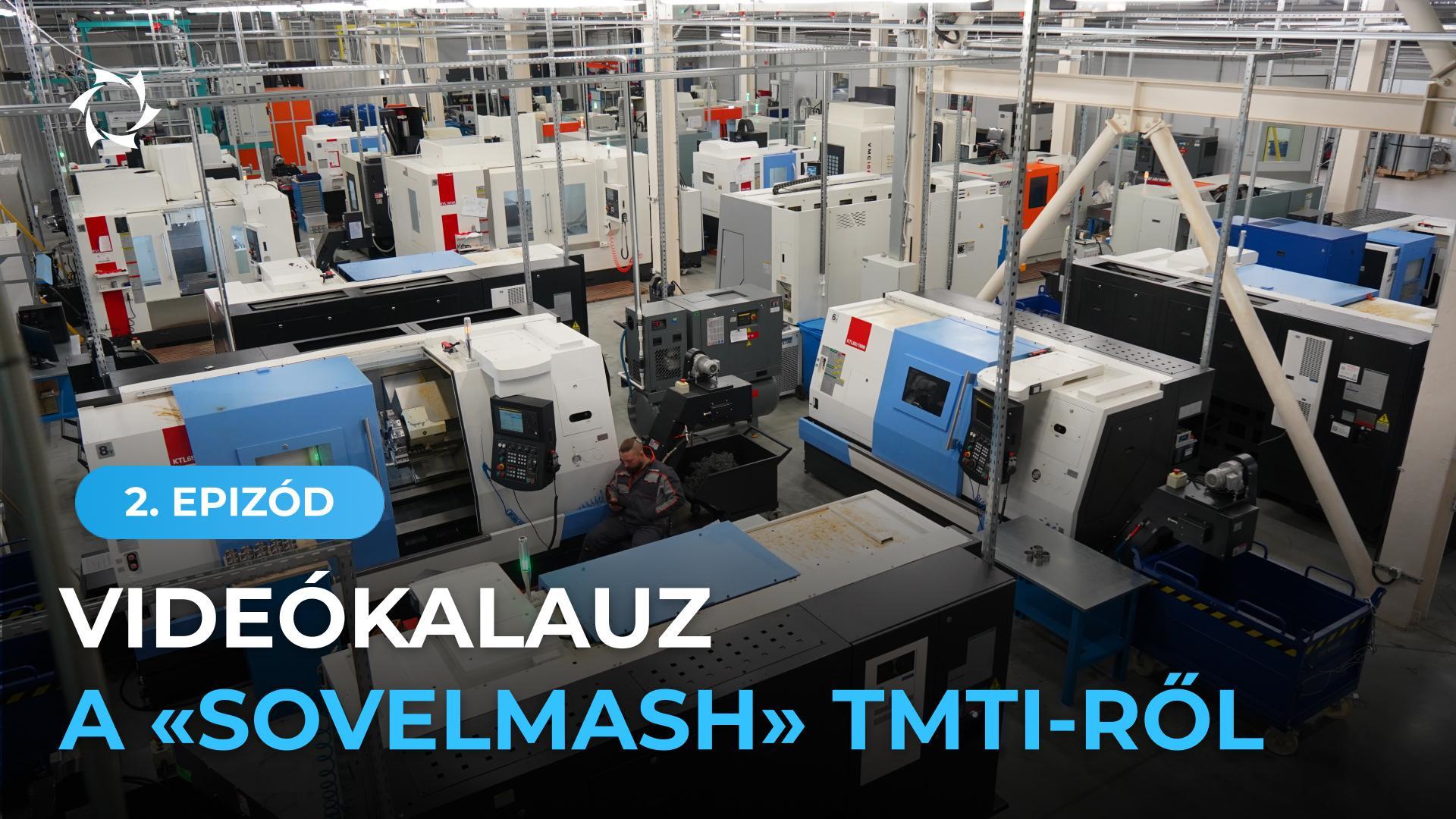 A "Sovelmash" mérnöki központ felépítése: a fémmegmunkáló részleg