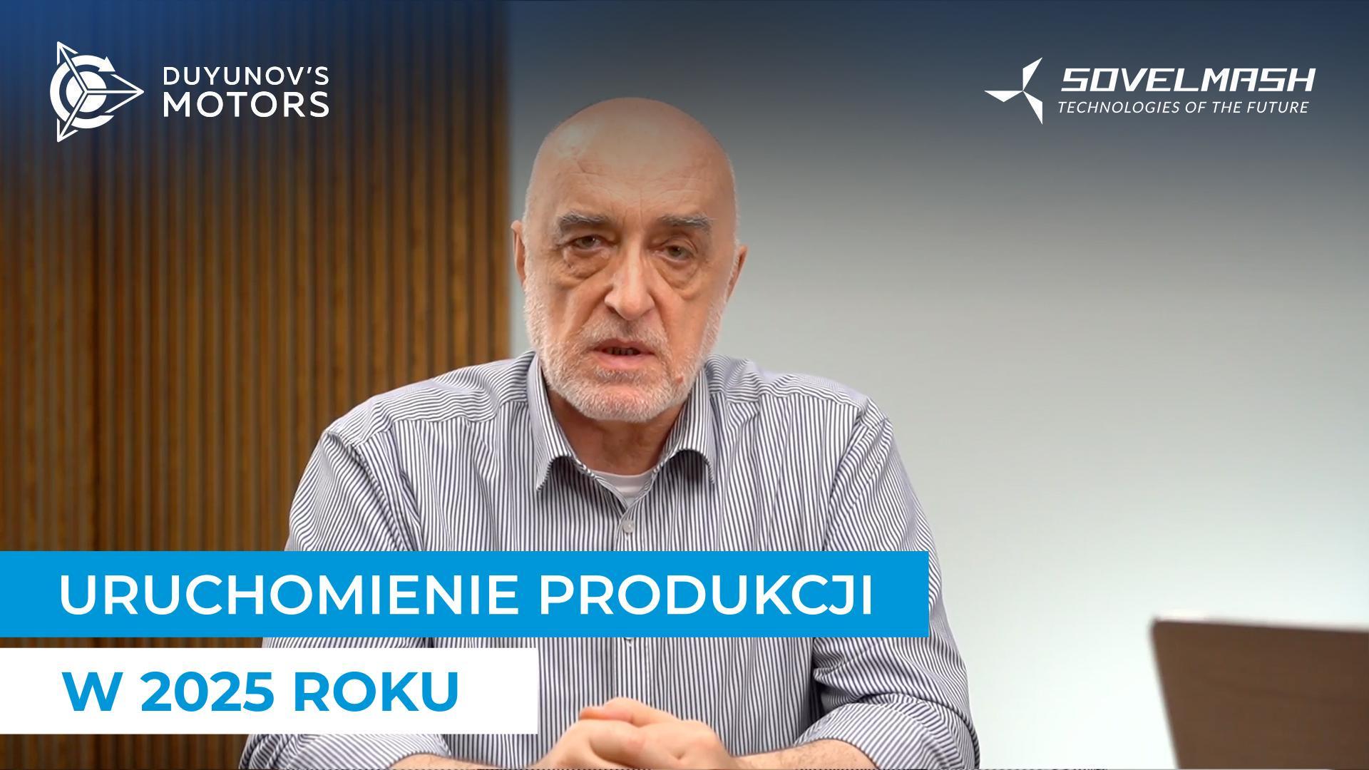 Dmitry Duyunov opowiedział o głównym zadaniu dla Sovelmash na 2025 rok