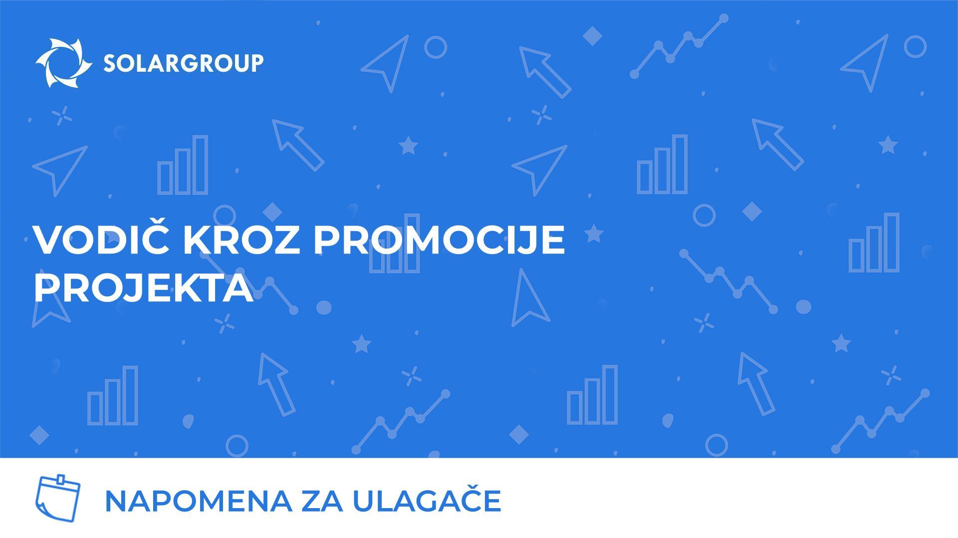 Napomena za ulagače: vodič kroz promocije projekta