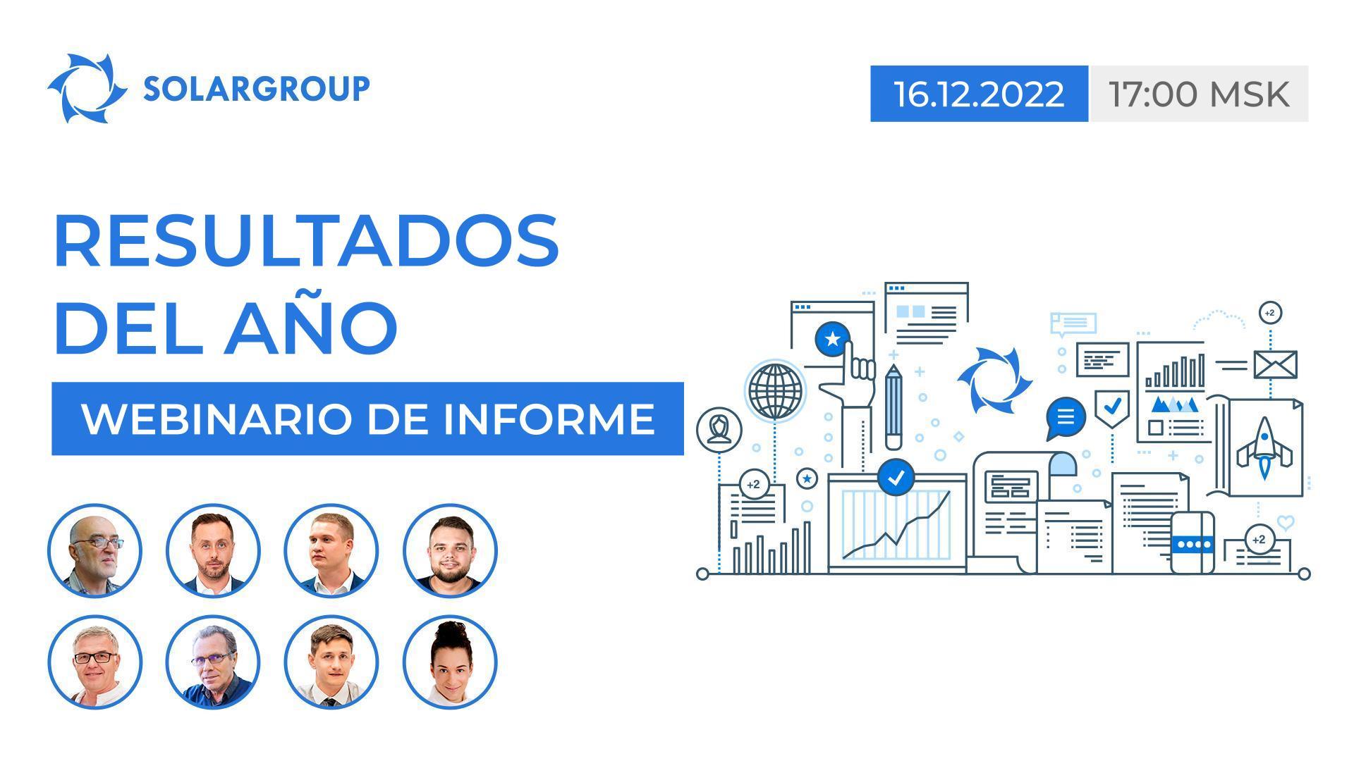 Mire el webinario de informe "Resultados del año en el proyecto "Motores de Duyunov"
