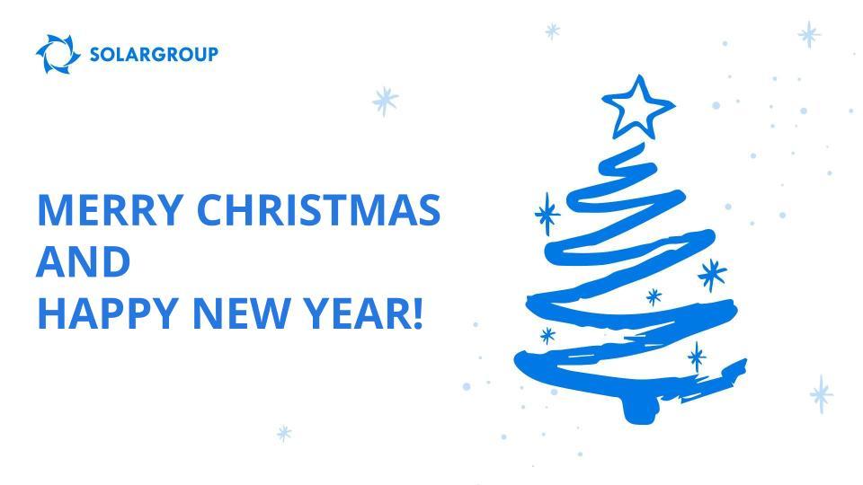 Frohe Weihnachten und ein glückliches neues Jahr!