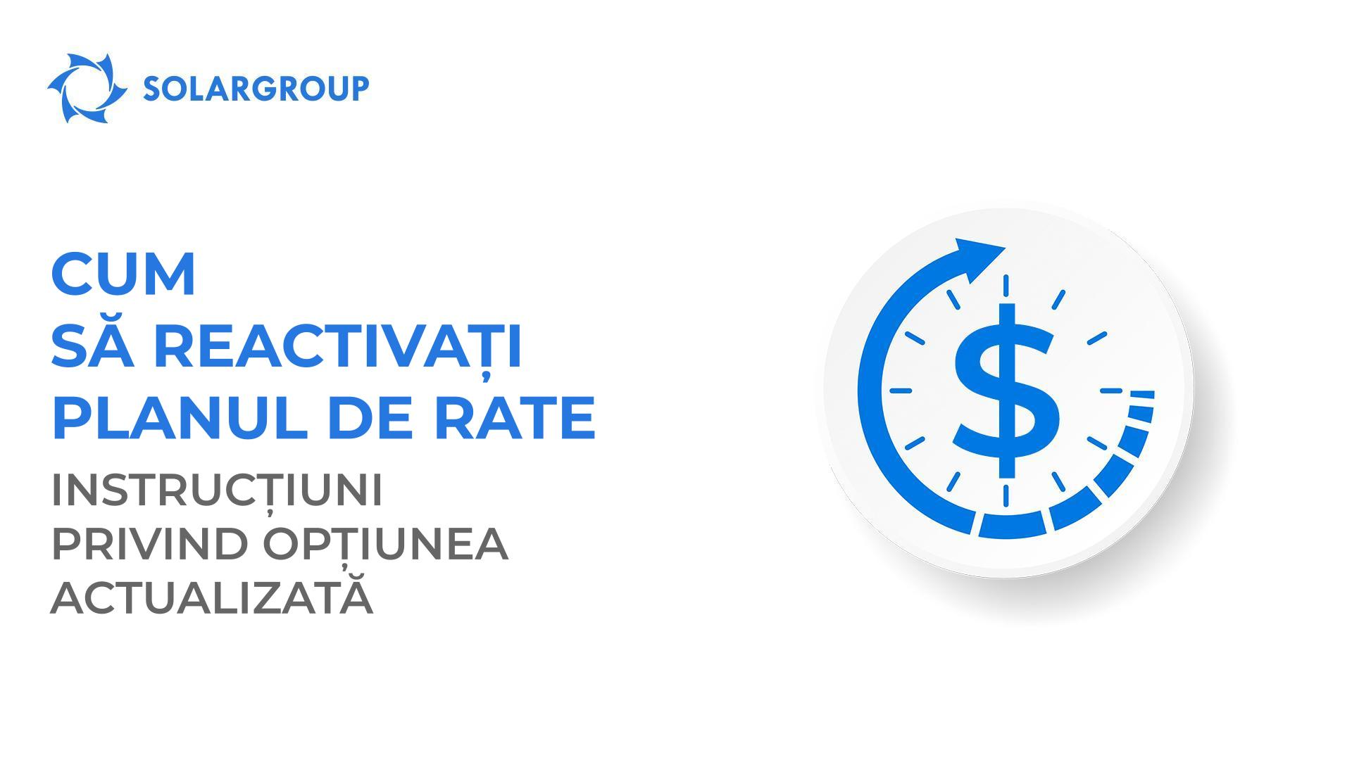 Cum să reactivați planul de rate: instrucțiuni privind opțiunea actualizată