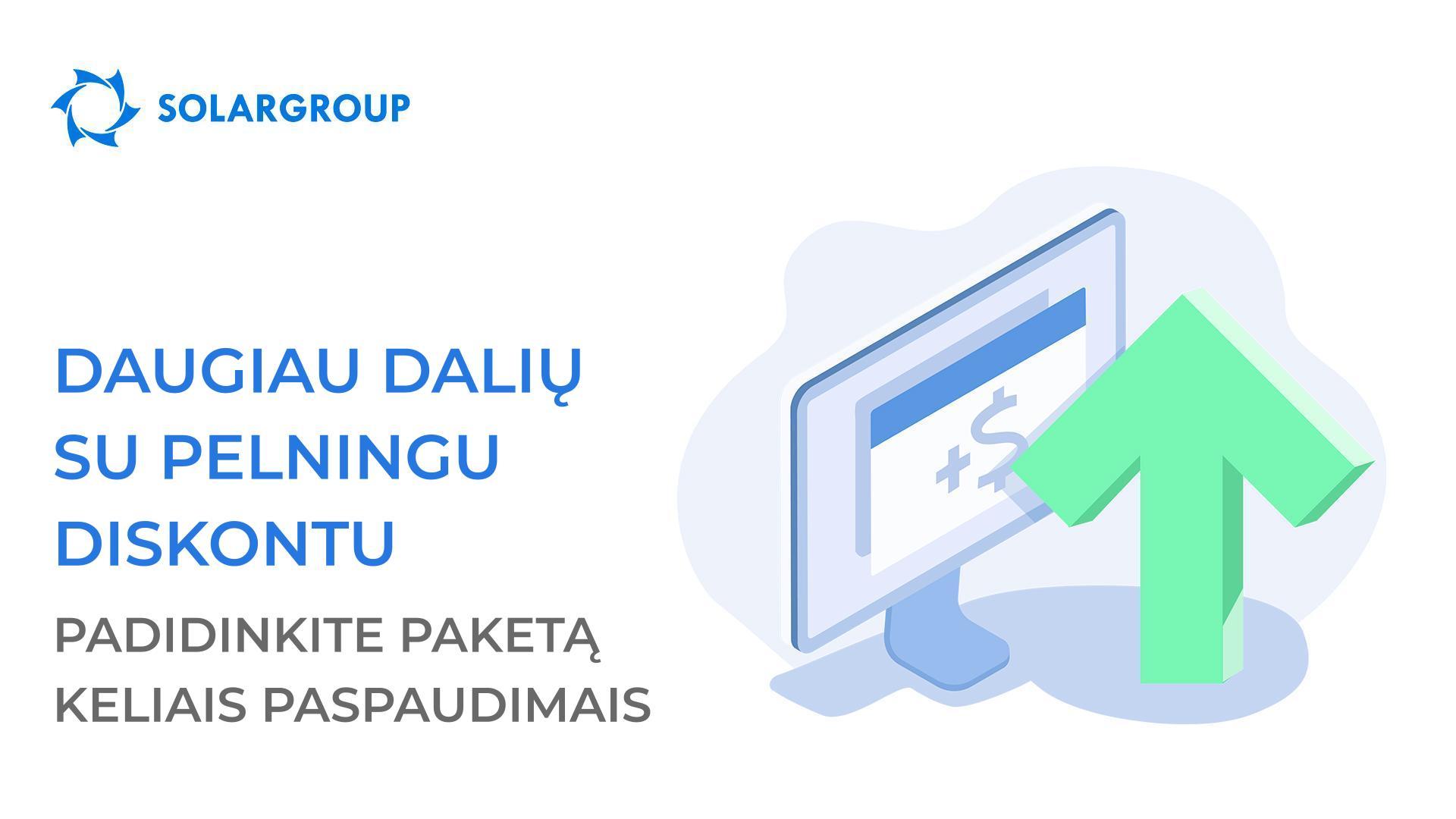 Daugiau dalių su pelningu diskontu: padidinkite paketą keliais paspaudimais