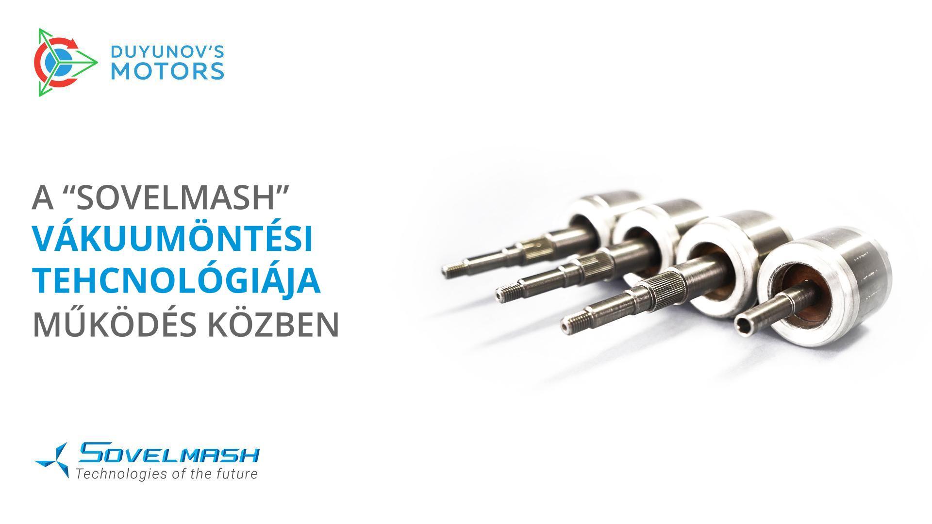 A „Sovelmash" vákuumöntési technológiája működés közben