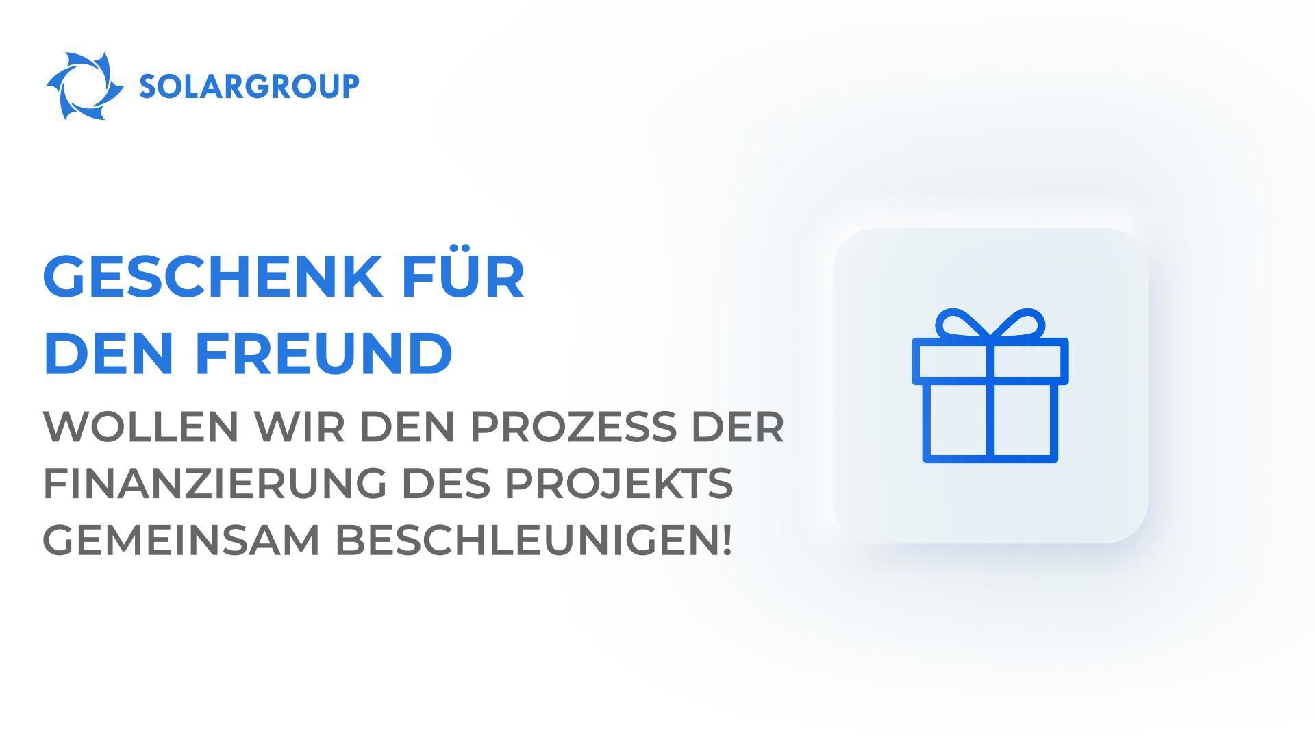 Laden Sie neue Investoren in das Projekt ein — bekommen Sie zusätzlich bis zu 125 $ pro Monat