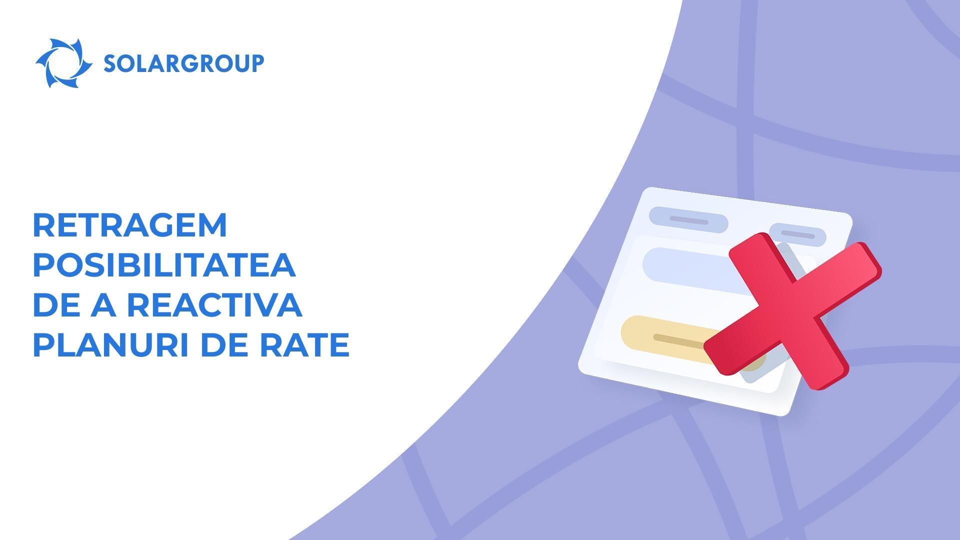 Cine nu va mai putea să reactiveze un plan de rate de la 1 ianuarie?